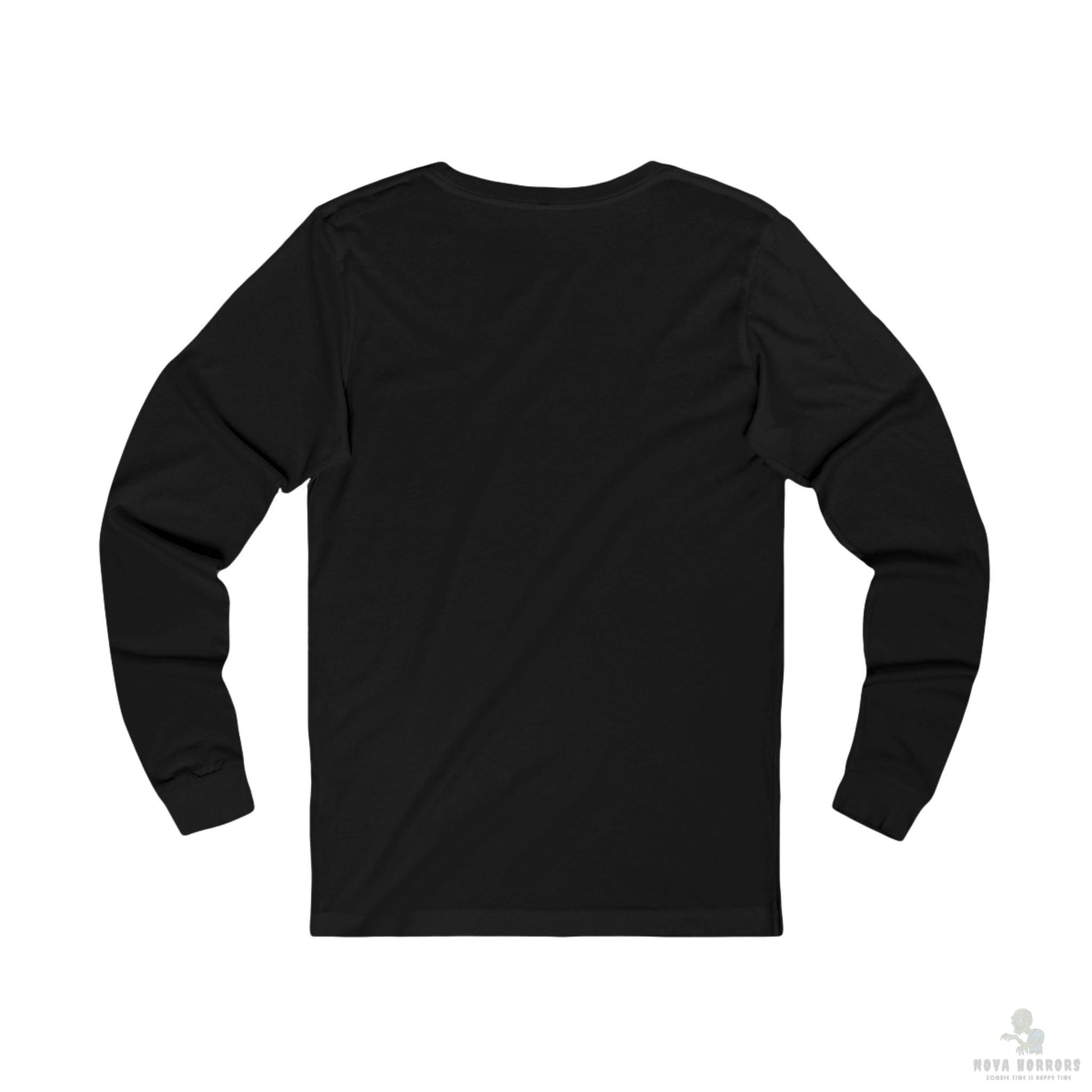 Ghostly Vibes Unisex Long Sleeve Tee, Halloween Shirt, Fall Casual Wear, Spooky T-Shirt, October Gift, Cozy Ghost Tee