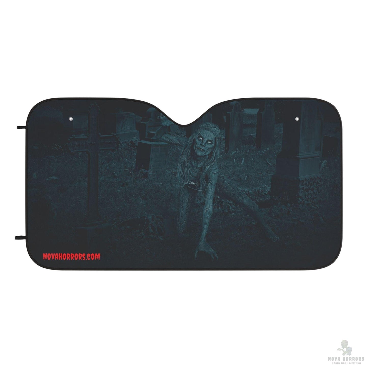 Graveyard Gloria Car Sun Shade