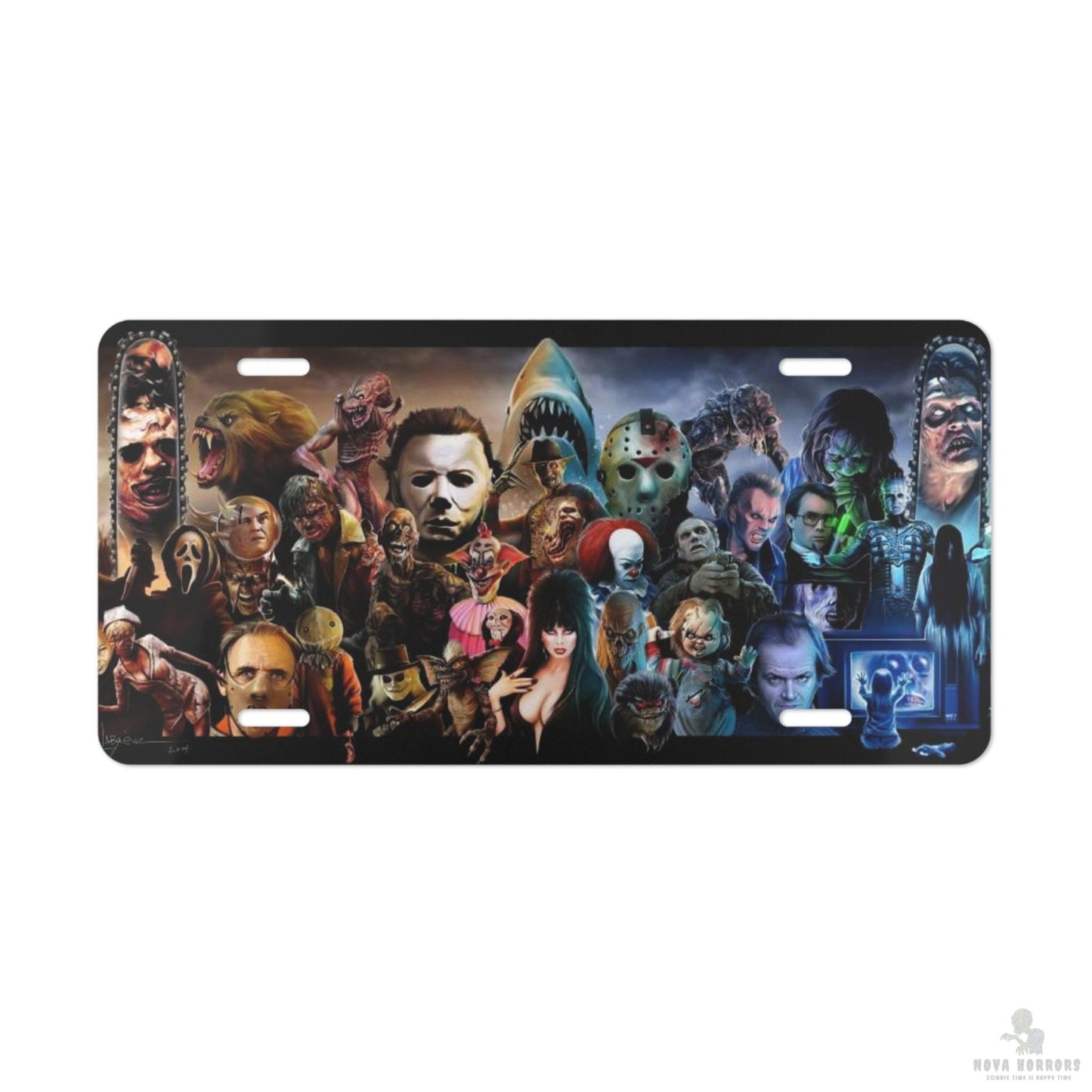 Horror Villains Vanity Plate