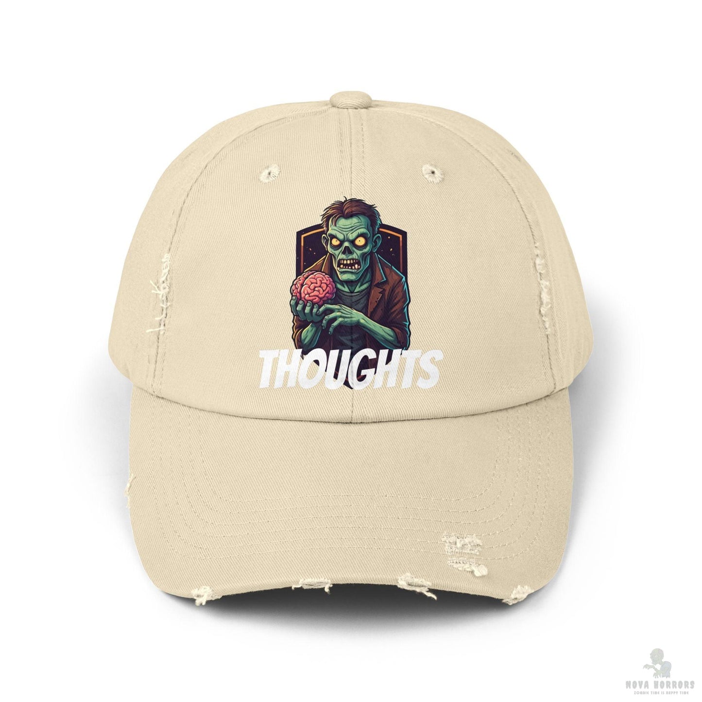 Zombie Thoughts Distressed Cap