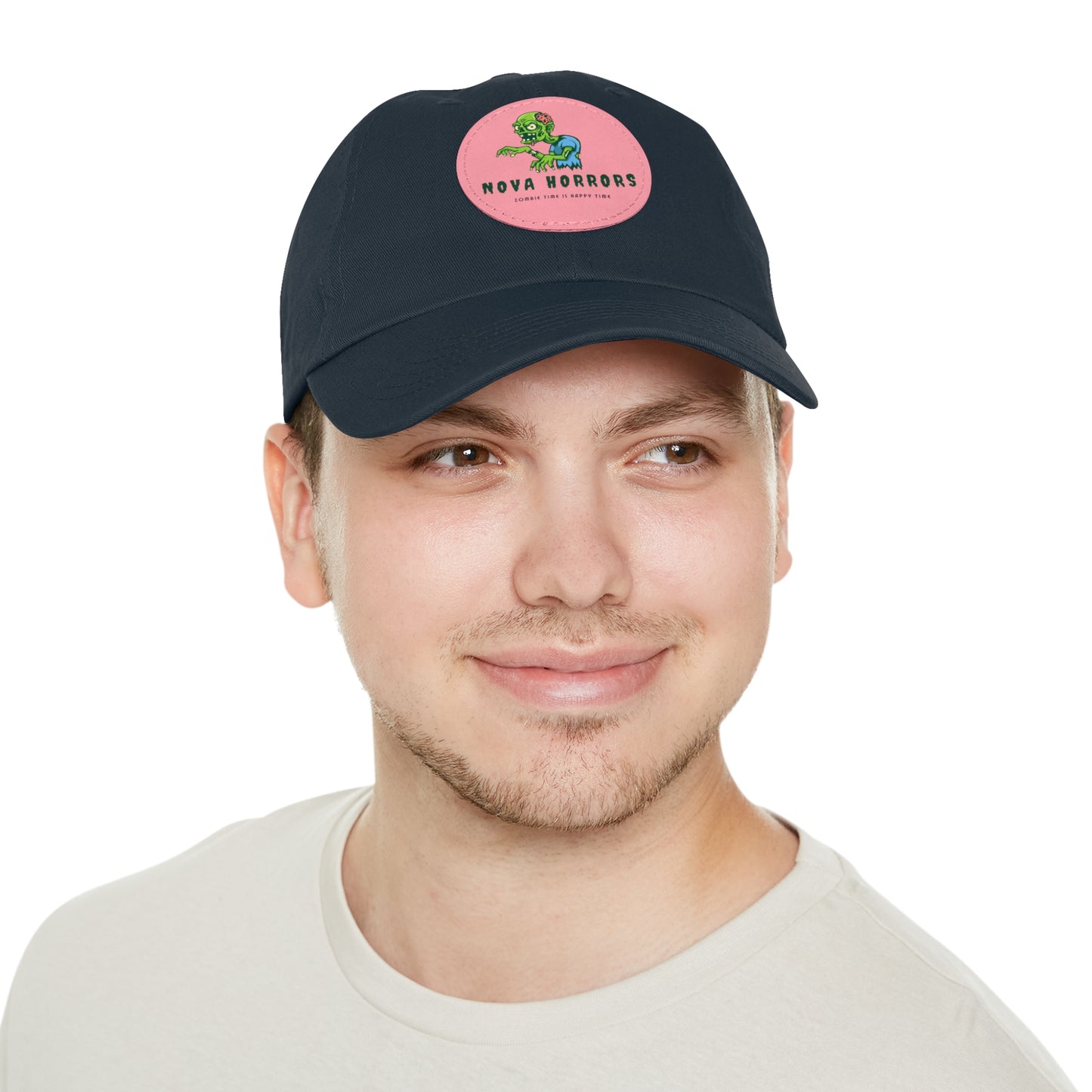 Nova Horrors Logo Hat with Leather Patch