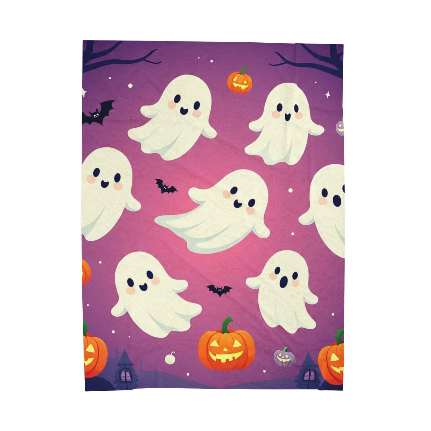 The Fa-boo-lous Plush Blanket – Spooky Cute Halloween Throw Blanket