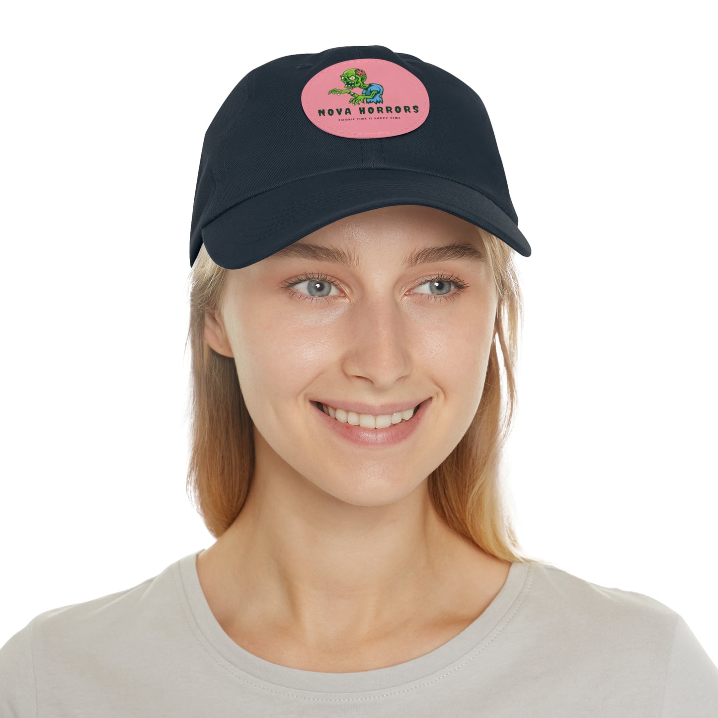 Nova Horrors Logo Hat with Leather Patch