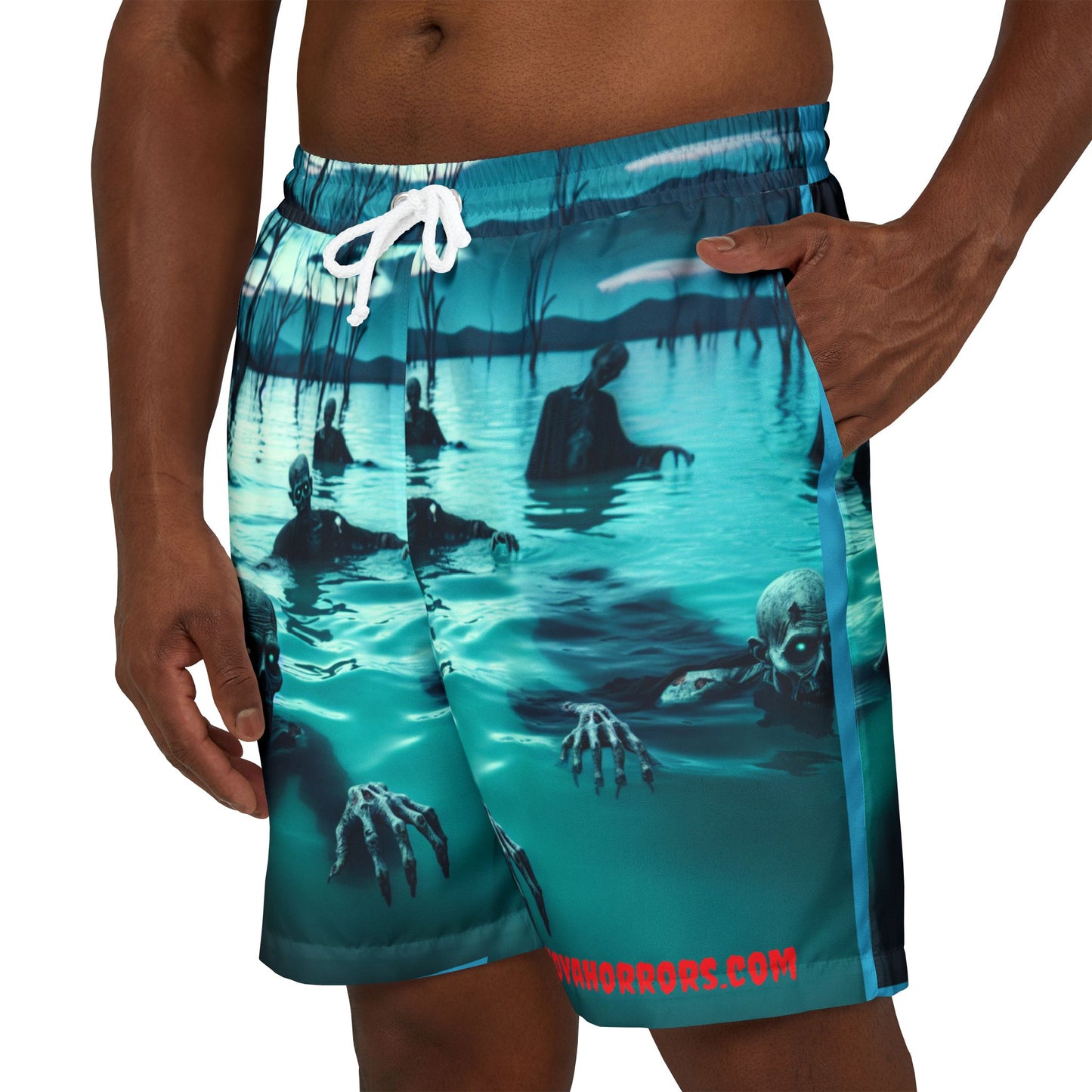 Swimming Zombies Swim Trunks