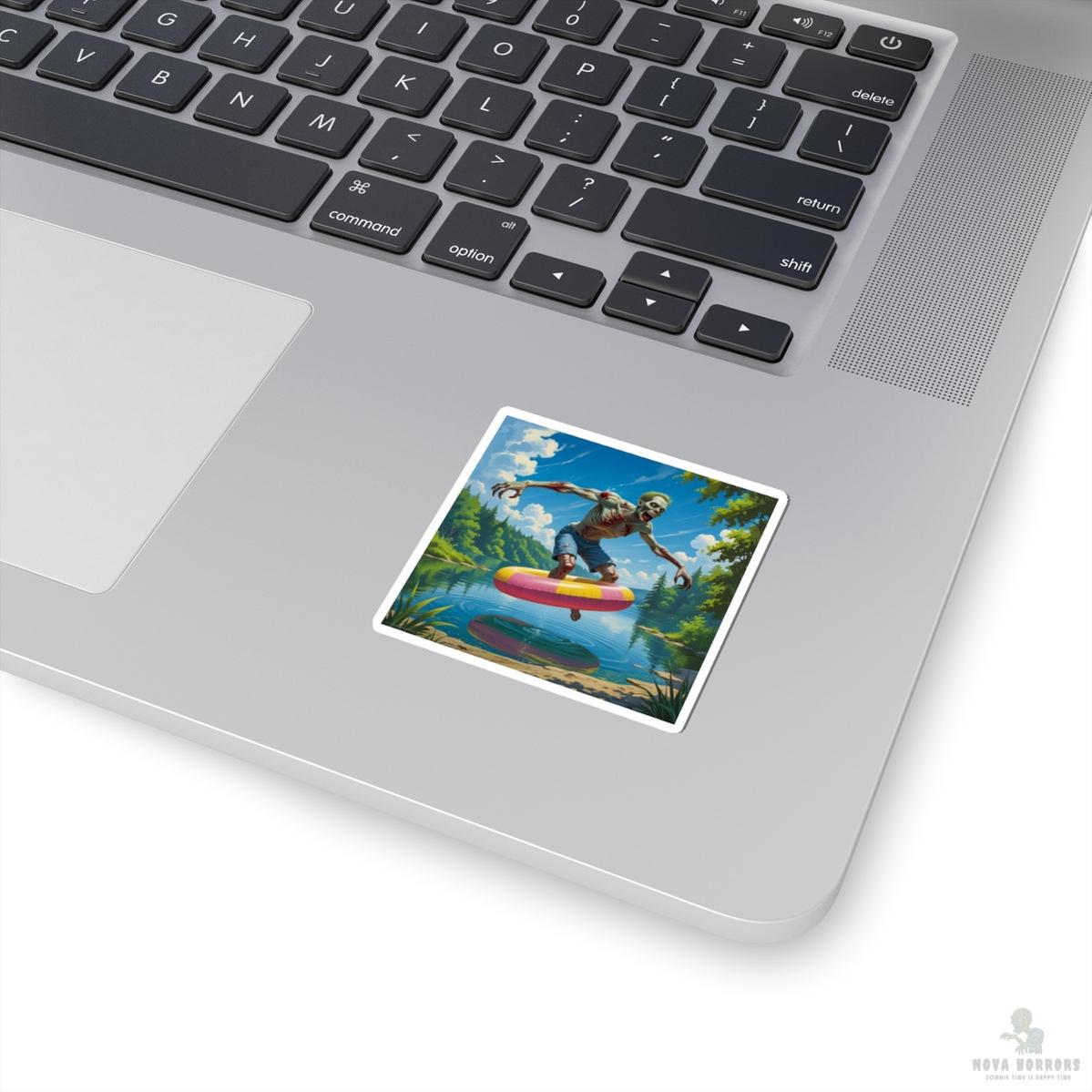 Zombie Summer Vibe Kiss-Cut Stickers