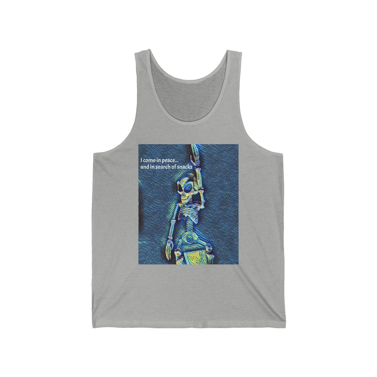 Alien Snacks Unisex Jersey Tank