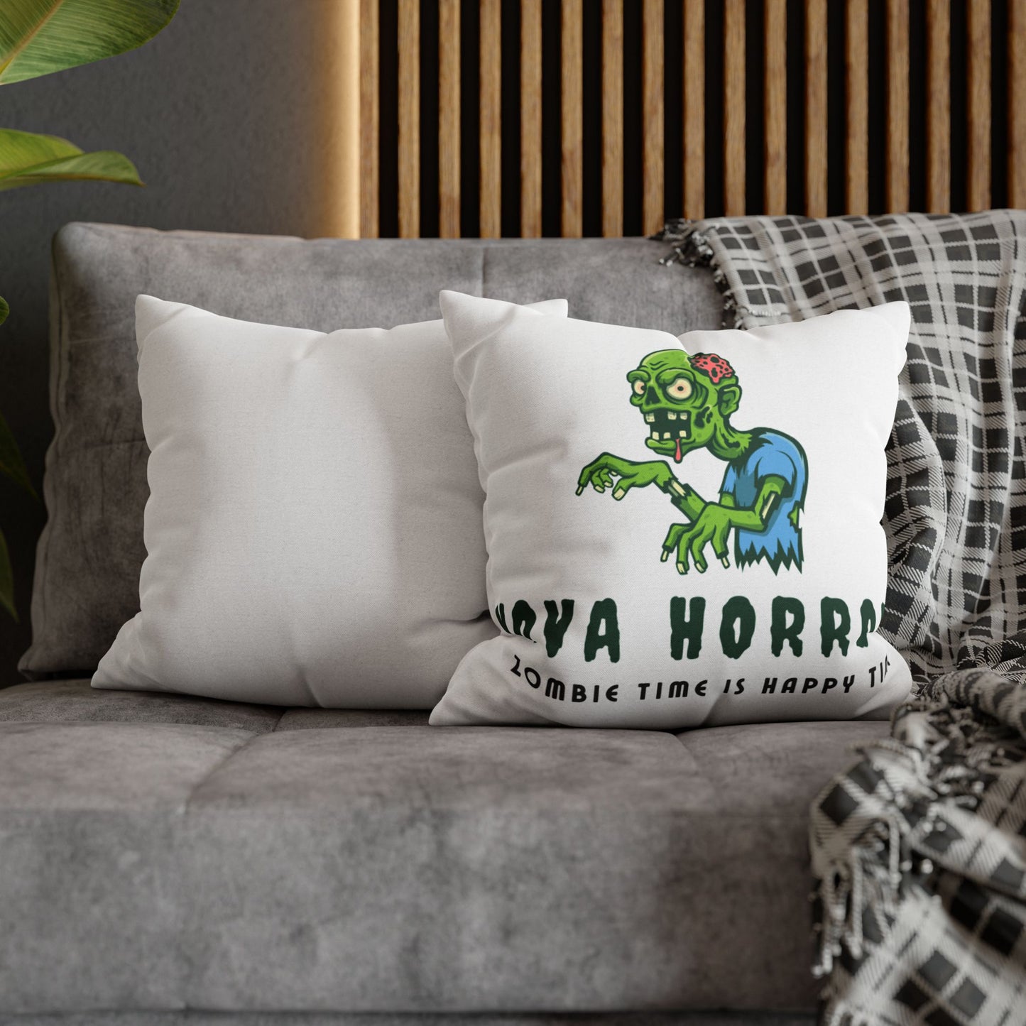 Nova Horrors Pillowcase 16x16 – Gothic Cosmic Horror Throw Pillow Cover