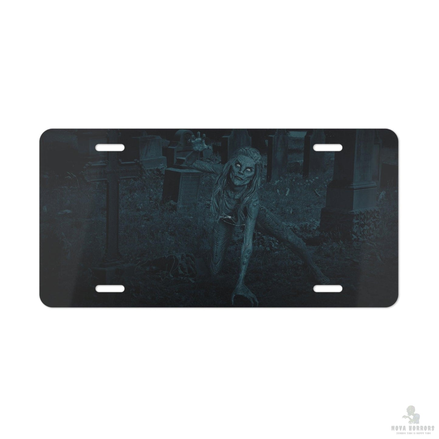 Graveyard Gloria Vanity Plate