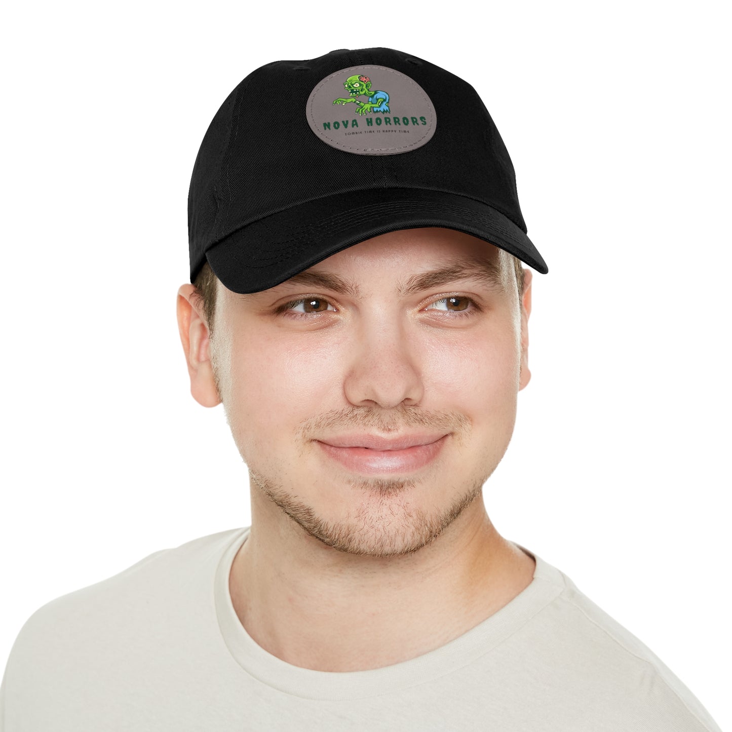 Nova Horrors Logo Hat with Leather Patch
