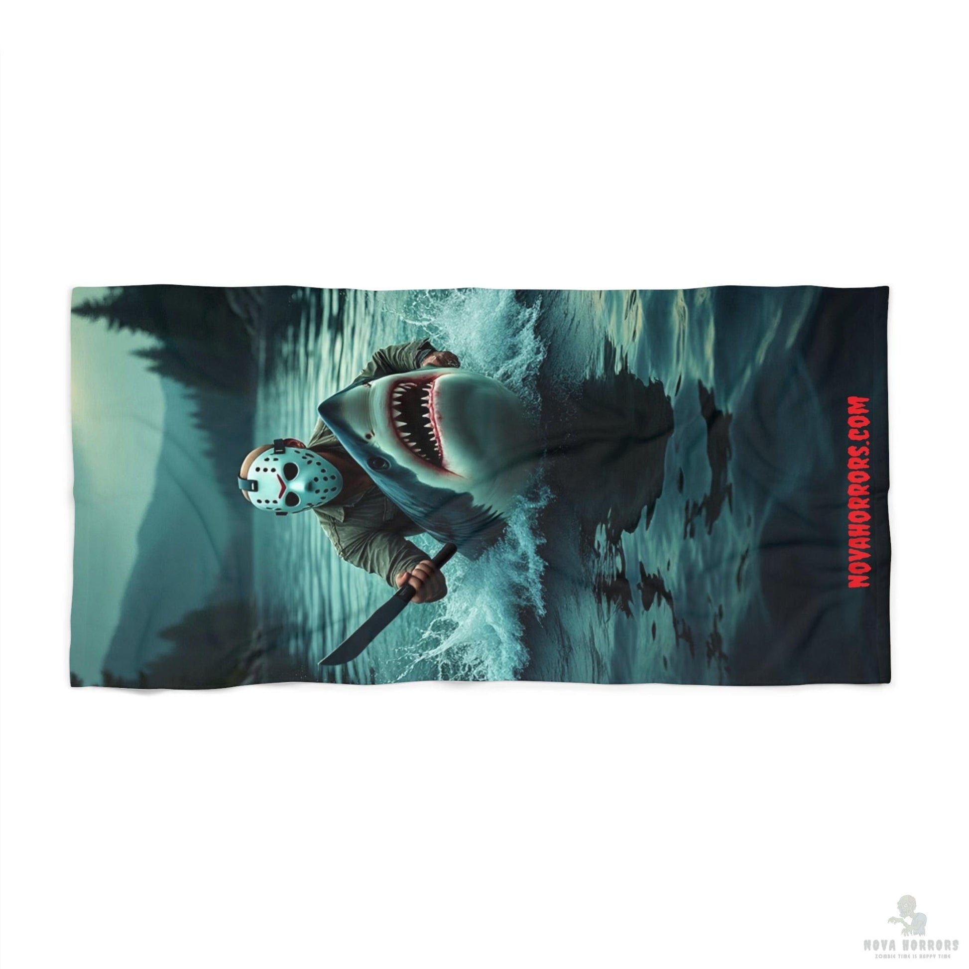 The Jaws of Jason Beach Towel