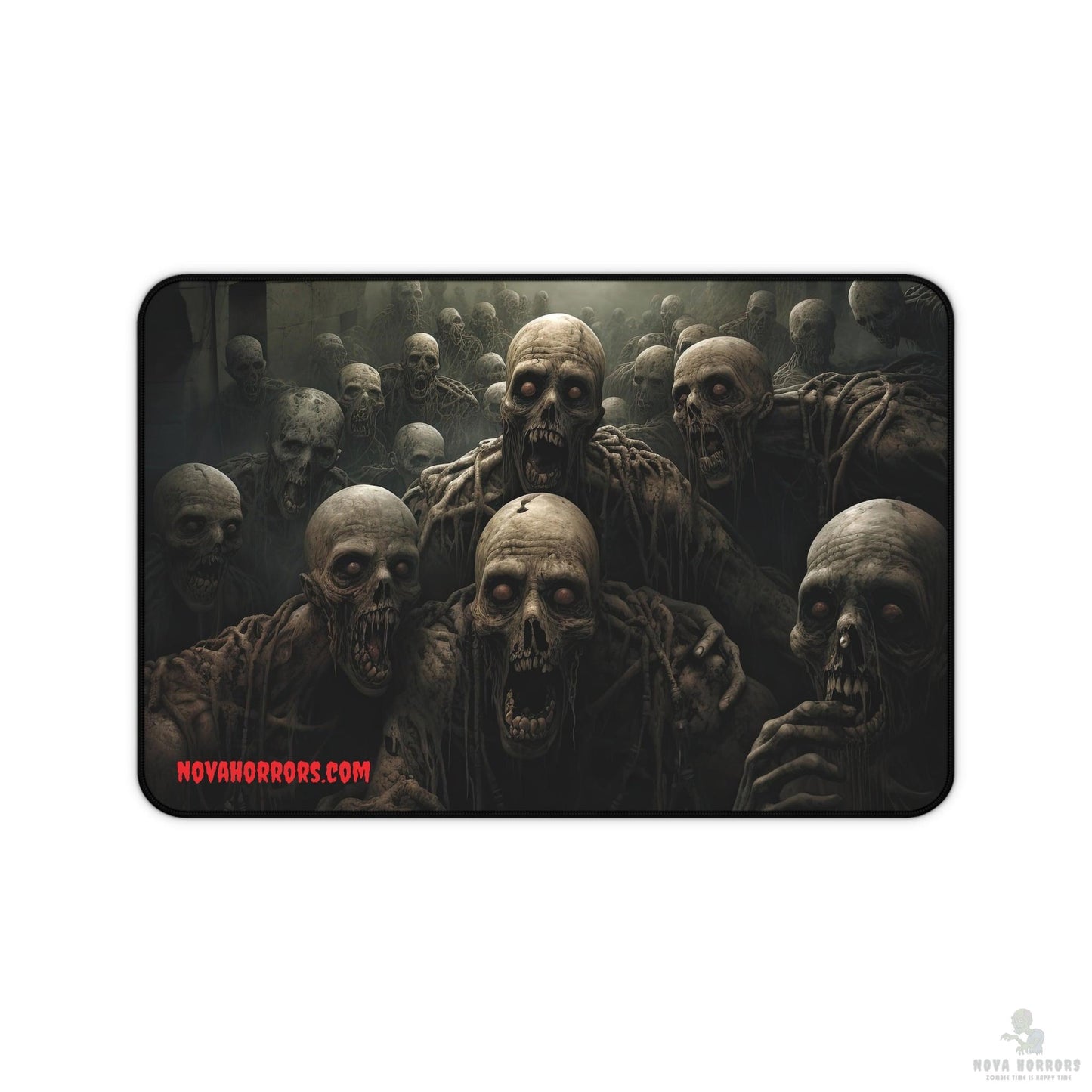 Zombie Watching You Desk Mat