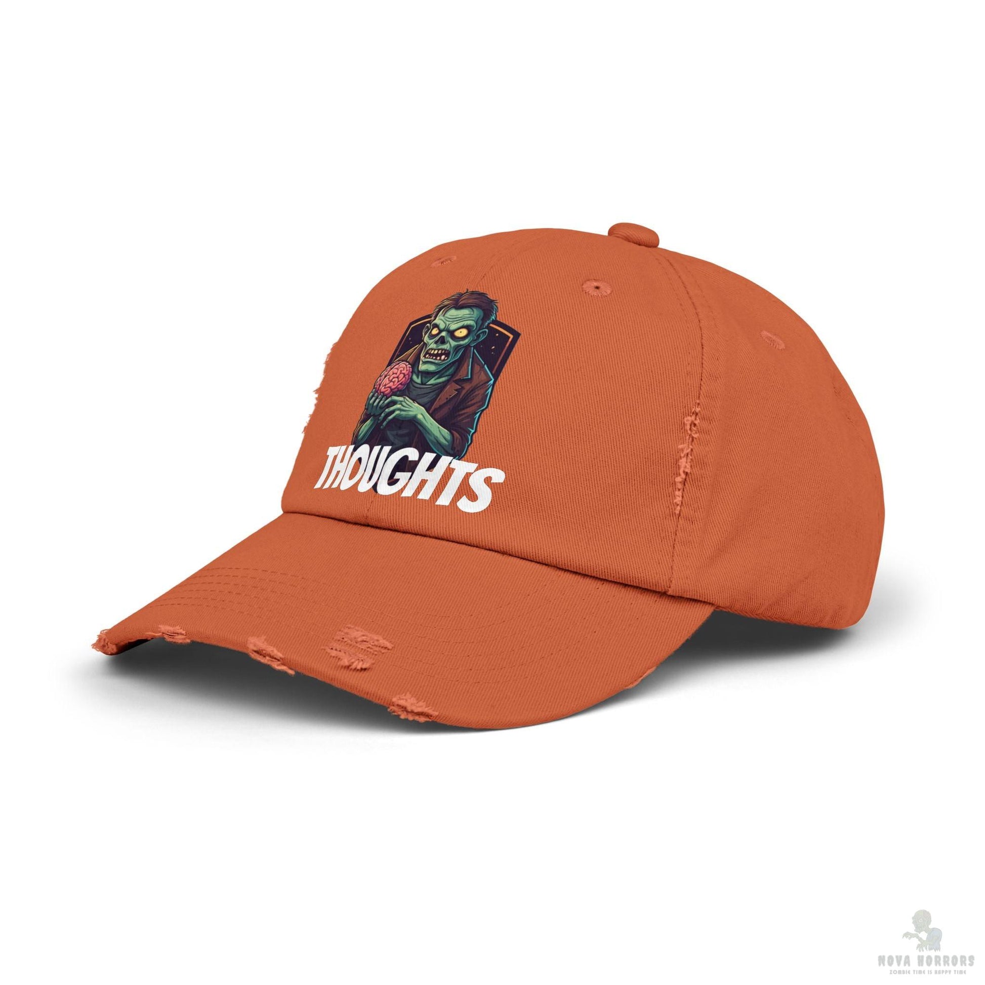 Zombie Thoughts Distressed Cap