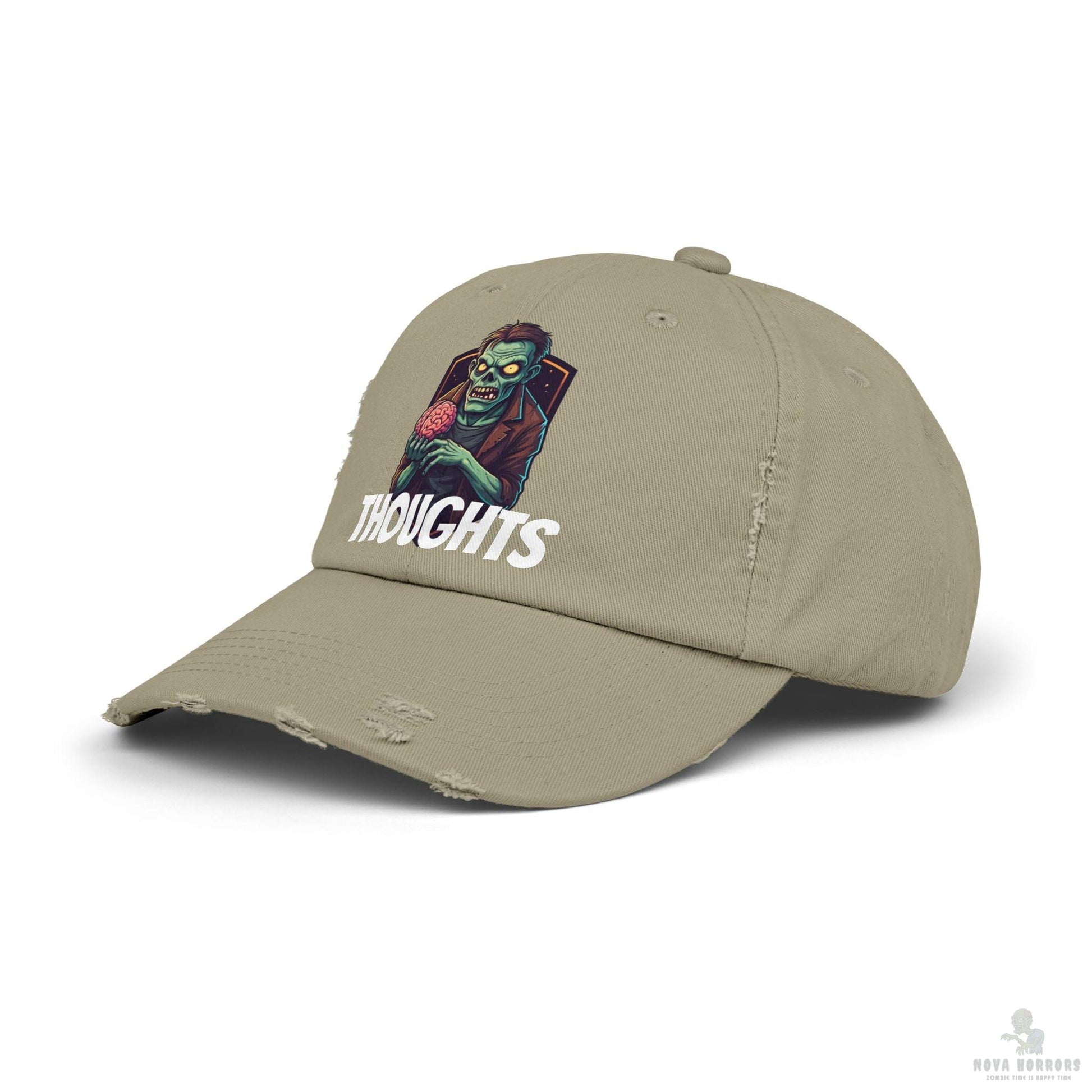 Zombie Thoughts Distressed Cap