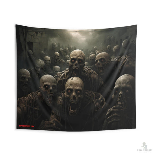 Zombies Staring Wall Tapestry