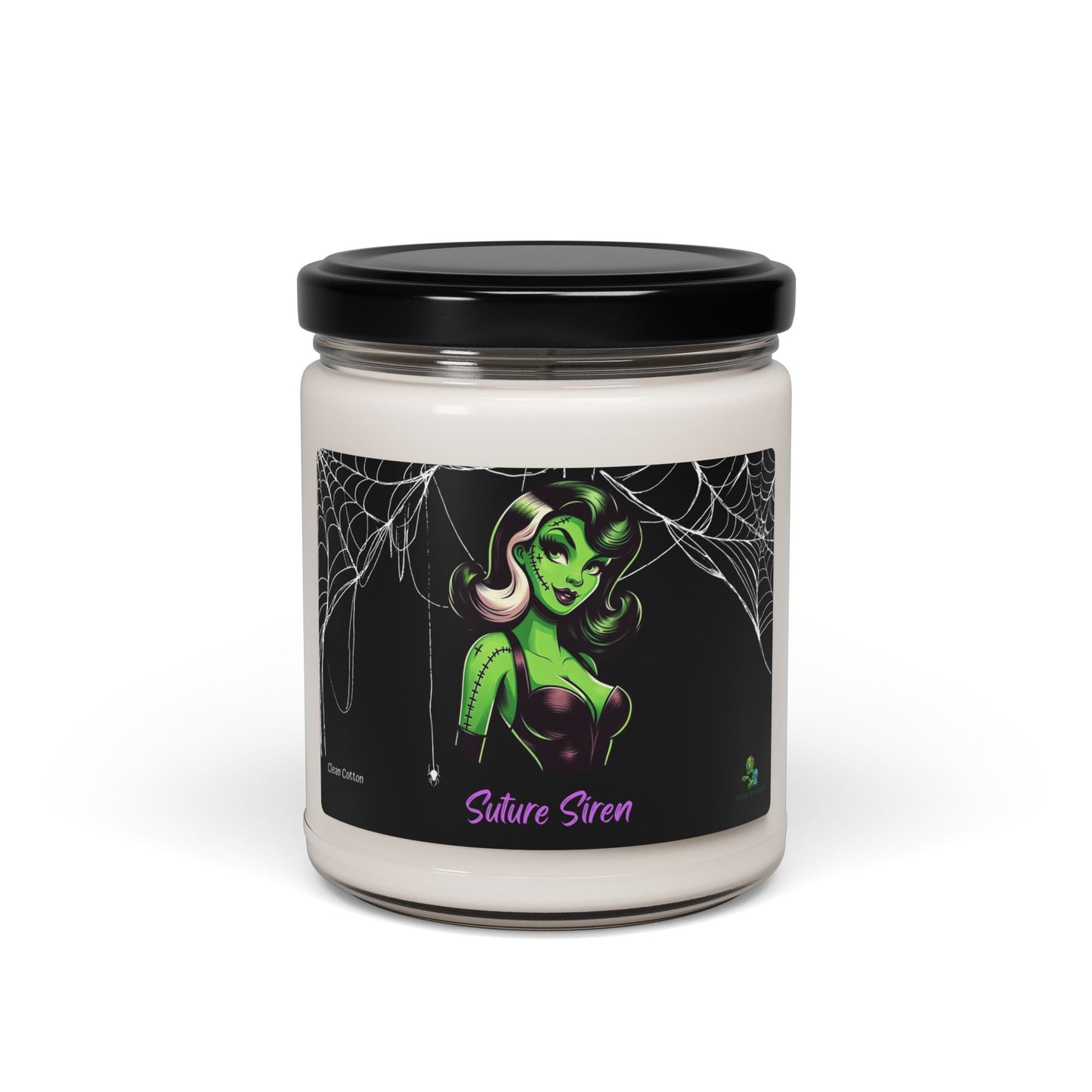 Suture Siren: Spooky Scented Soy Candle – Gothic Horror Home Décor
