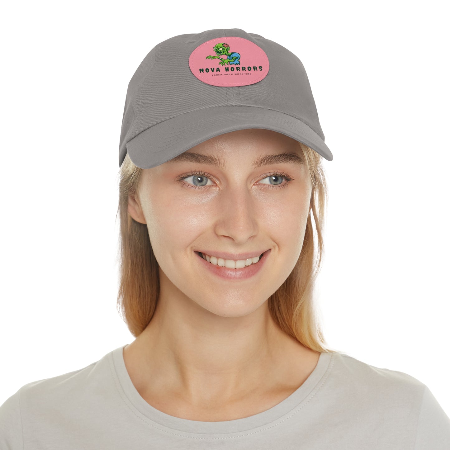 Nova Horrors Logo Hat with Leather Patch