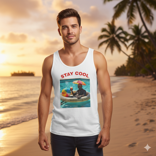 Stay Cool Zombie Unisex Jersey Tank