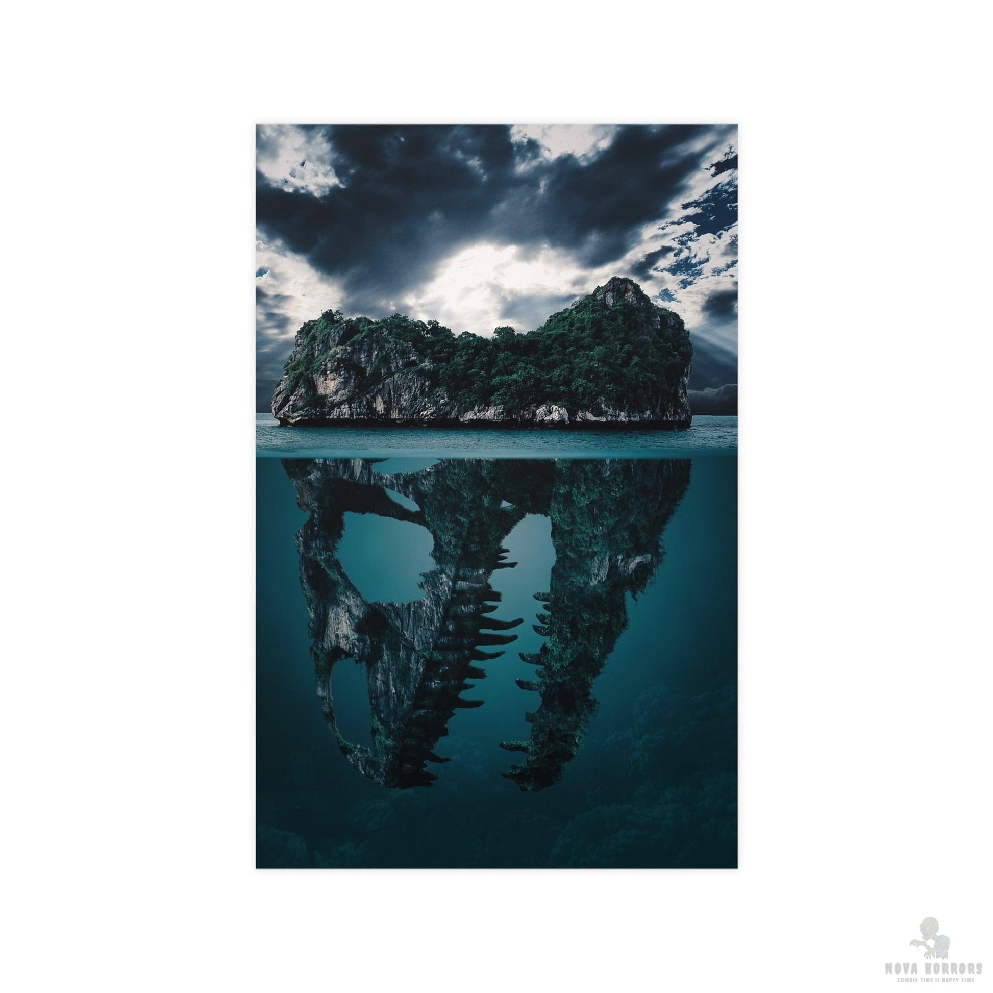 What Lies Beneath the Water Poster 17x 11 Matte