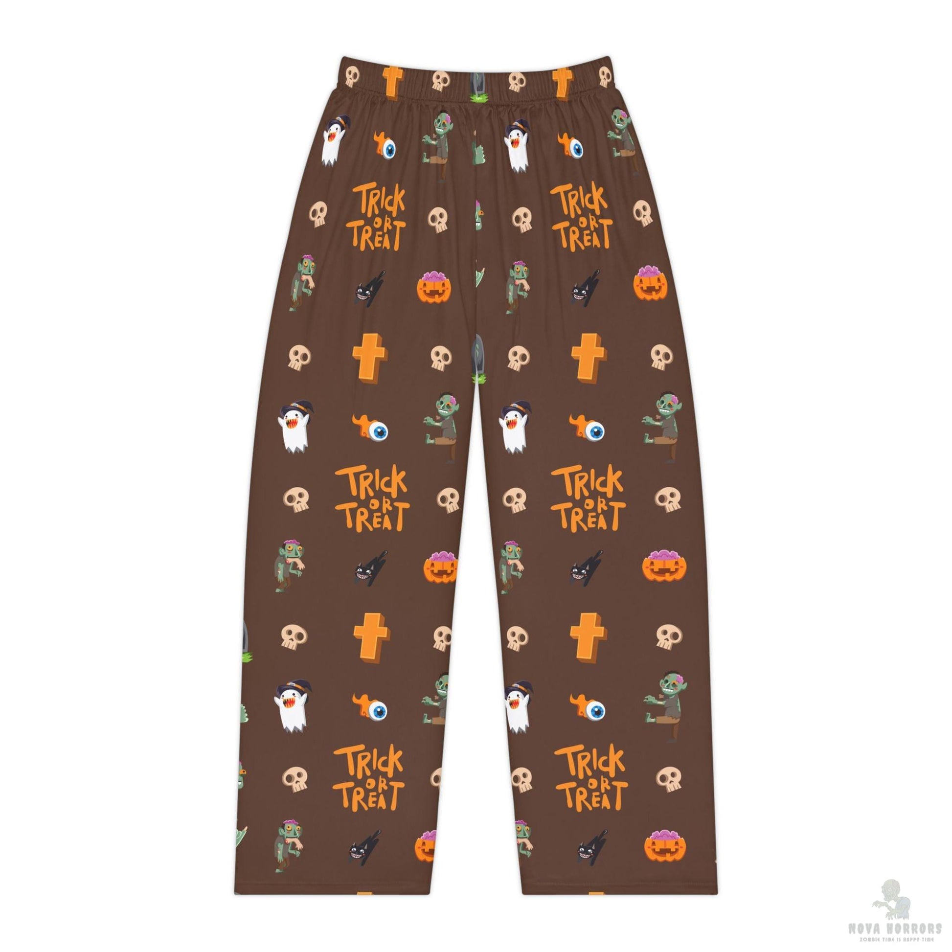 Trick or Treat Women's Pajama Pants, Halloween Sleepwear, Cute Loungewear, Gift for Her, Seasonal Relaxation Pants
