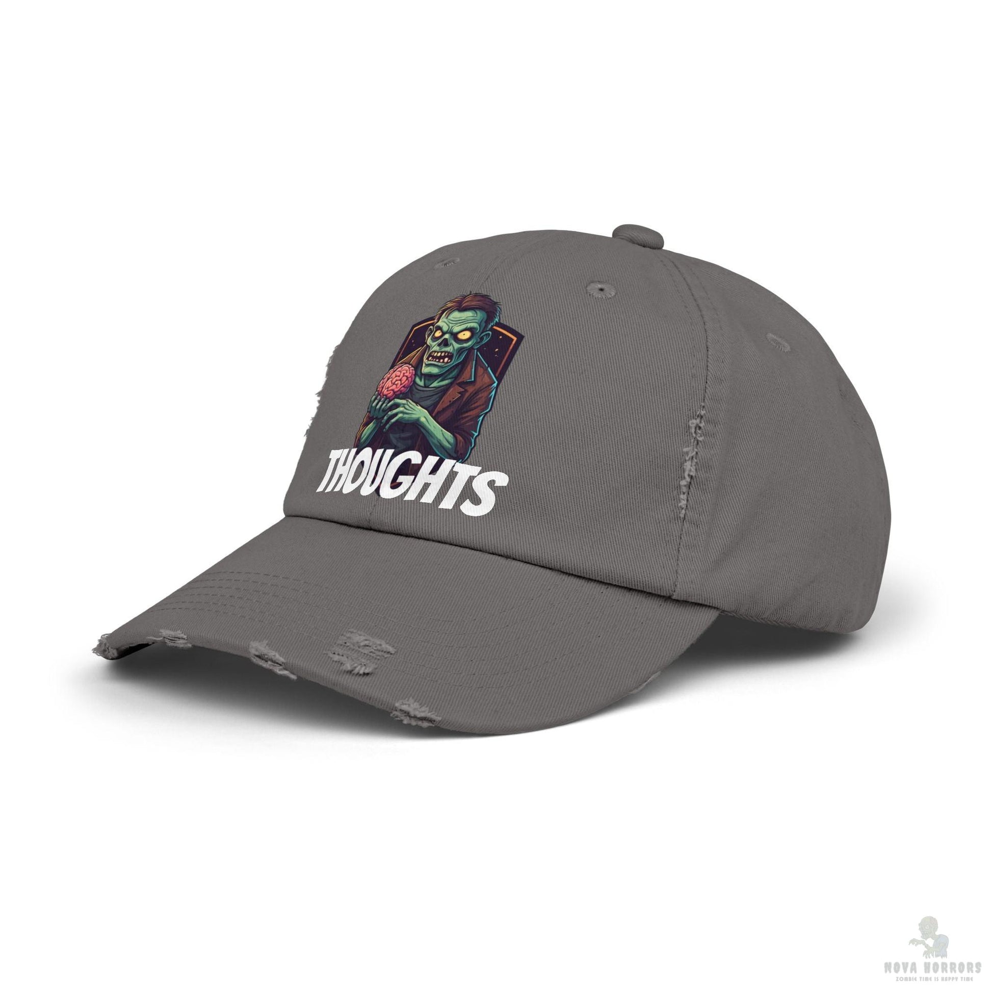 Zombie Thoughts Distressed Cap