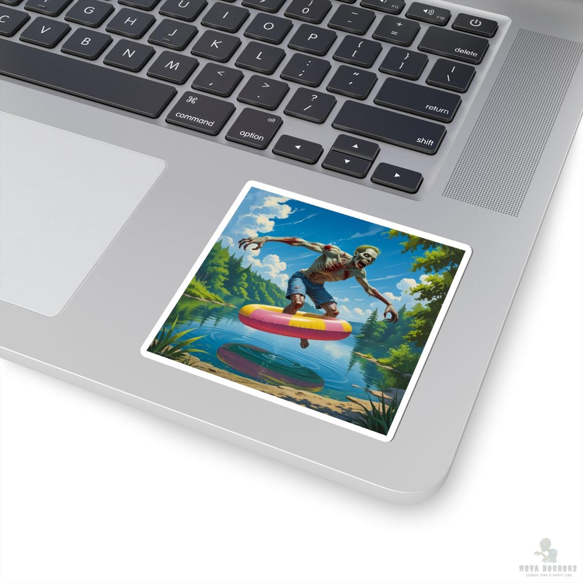 Zombie Summer Vibe Kiss-Cut Stickers