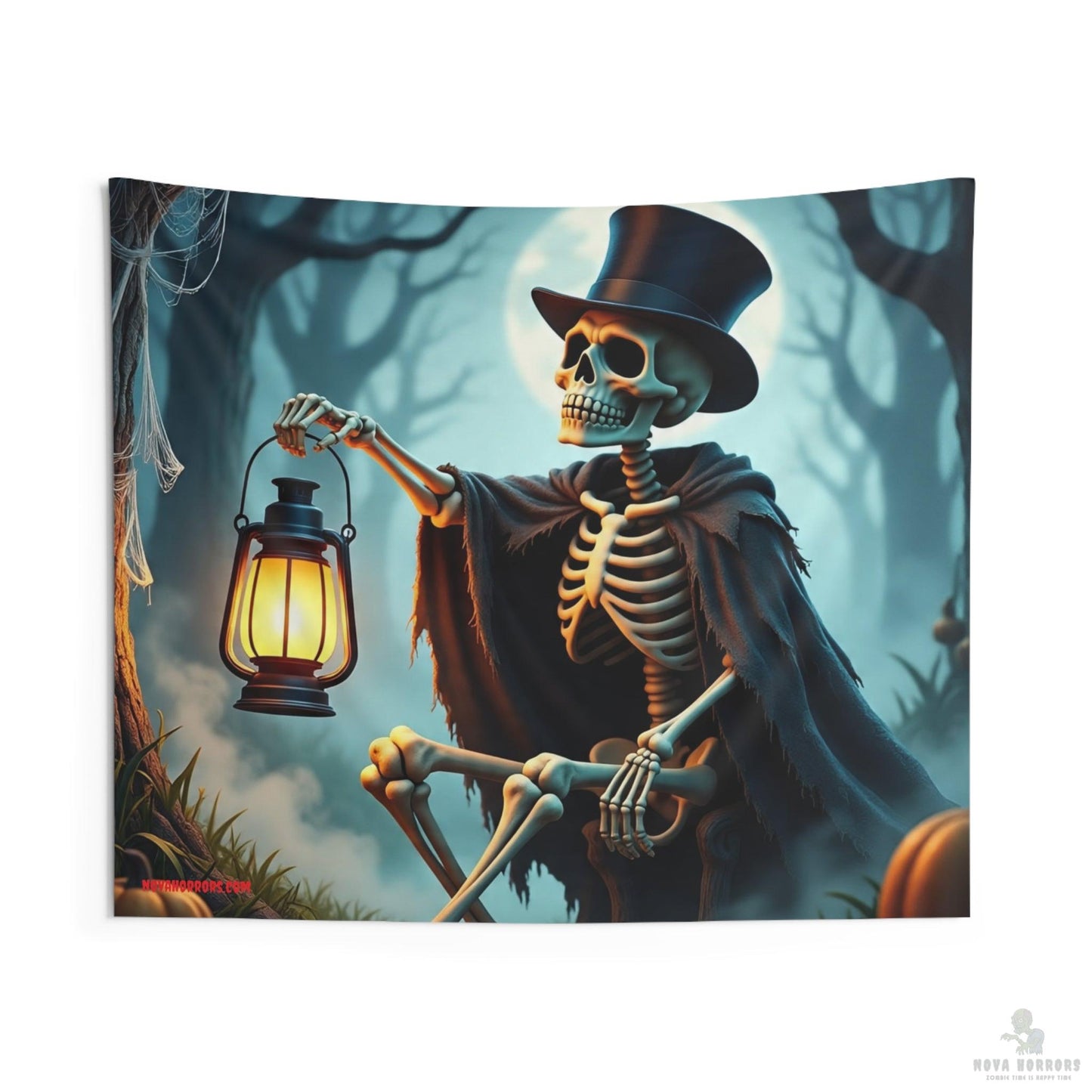 Regal Lone Skeleton Wall Tapestry