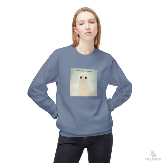 I Put the Boo in Boo-jee Sweatshirt – Funny Spooky Halloween Pullover