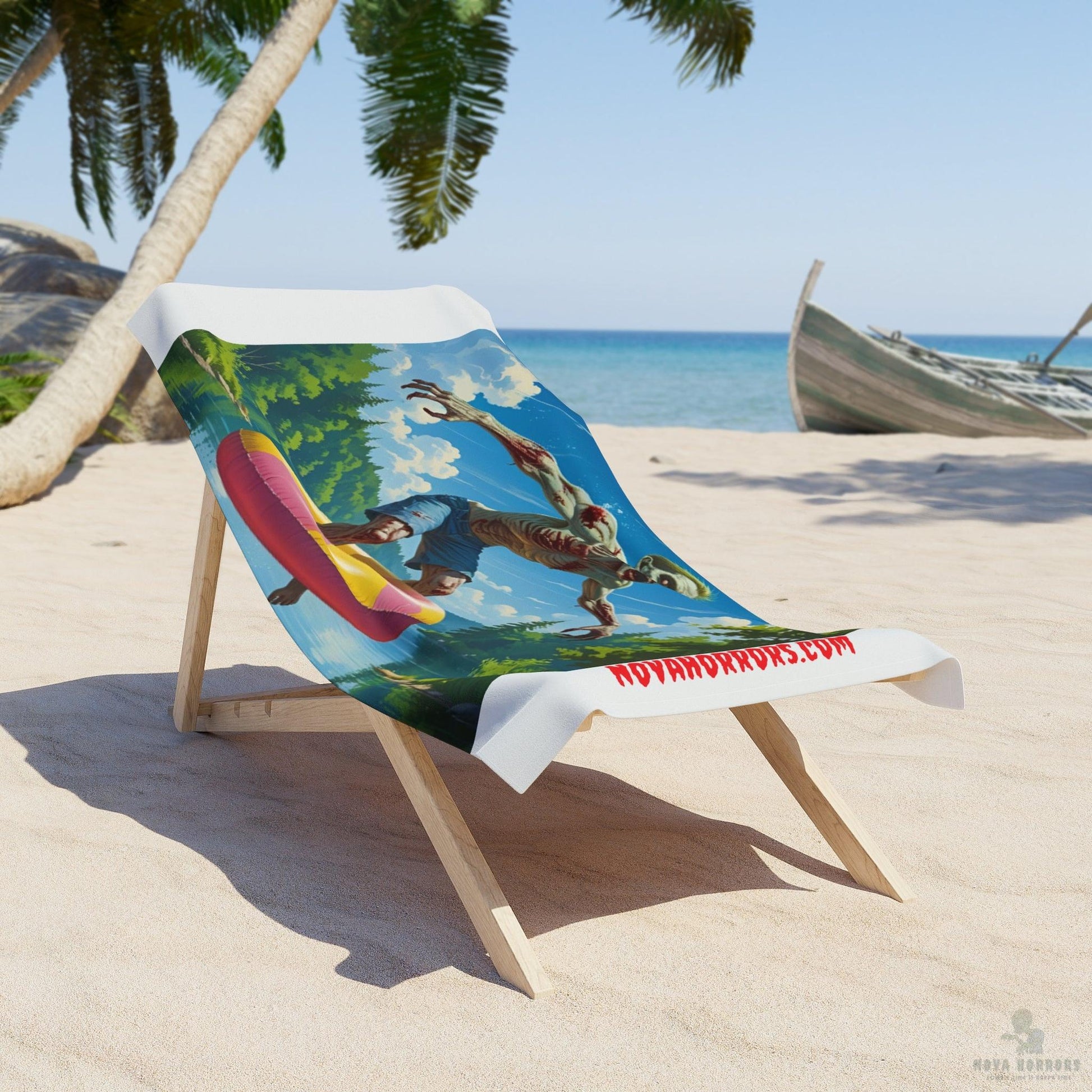Float Zombie Beach Towel
