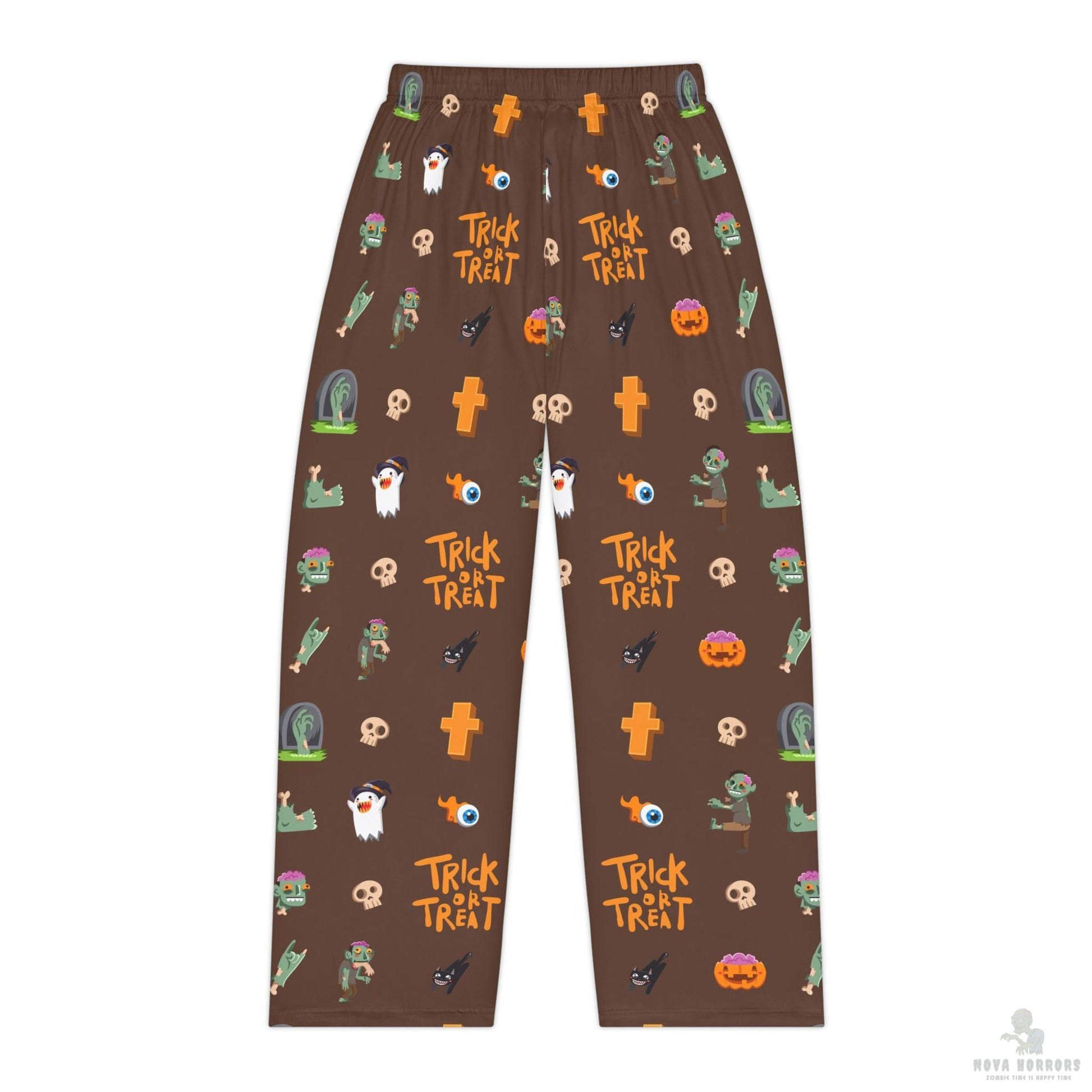 Trick or Treat Women's Pajama Pants, Halloween Sleepwear, Cute Loungewear, Gift for Her, Seasonal Relaxation Pants