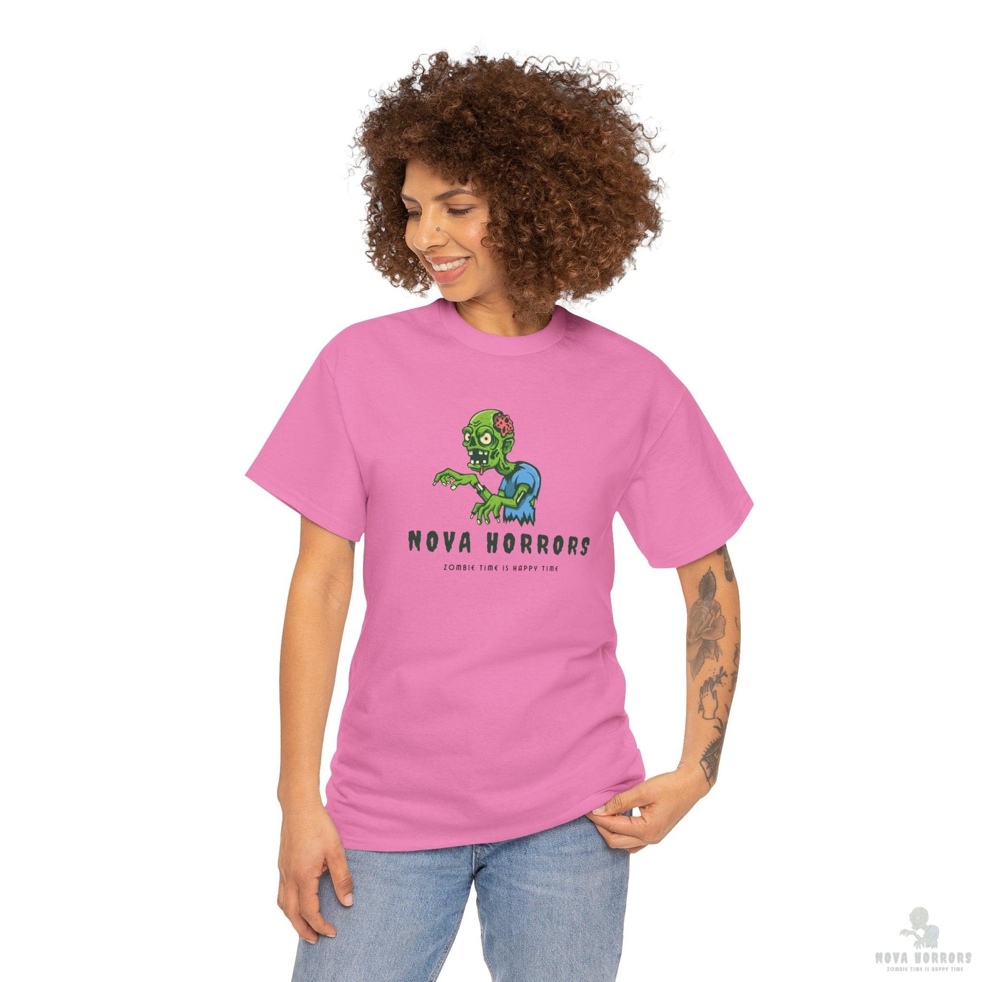 Nova Horrors Logo Unisex Heavy Cotton Tee