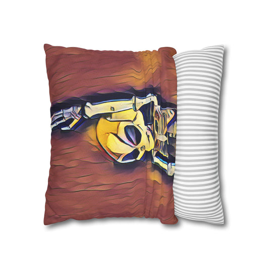 Alien Skeleton Pillowcase 16x16