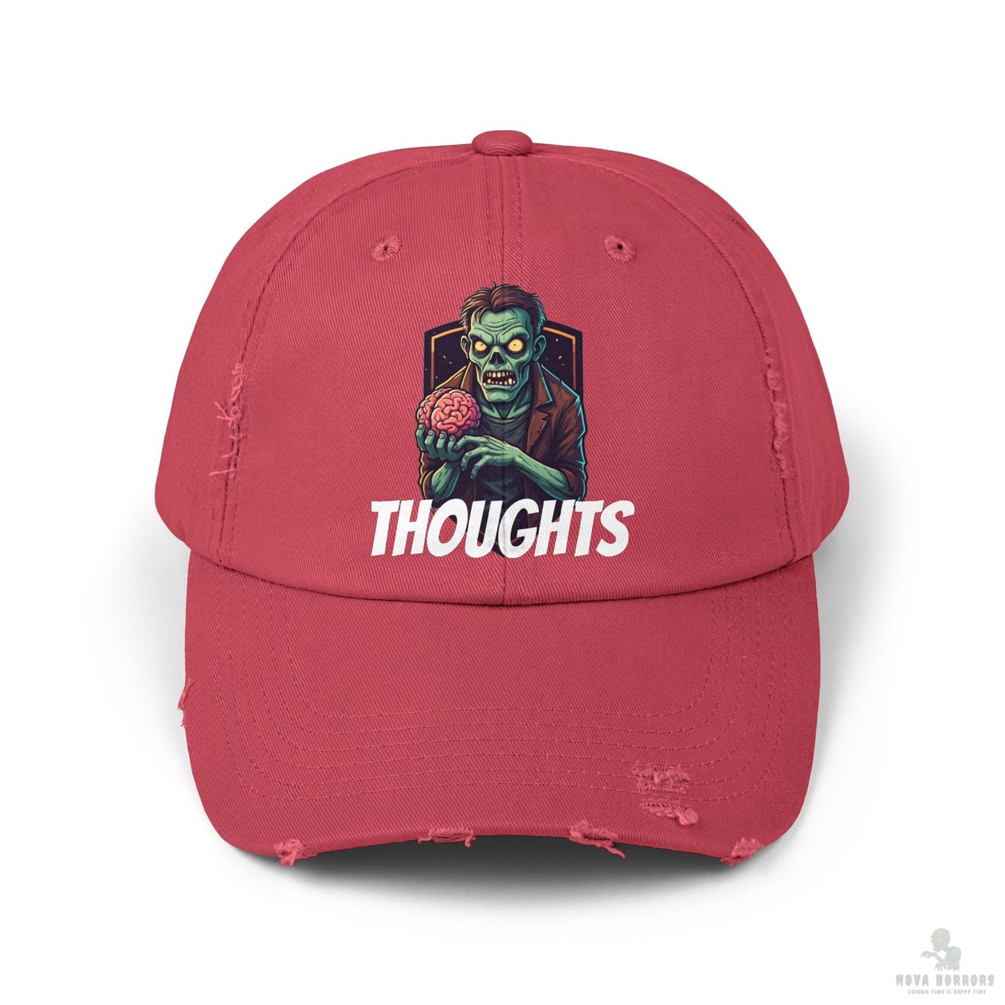 Zombie Thoughts Distressed Cap