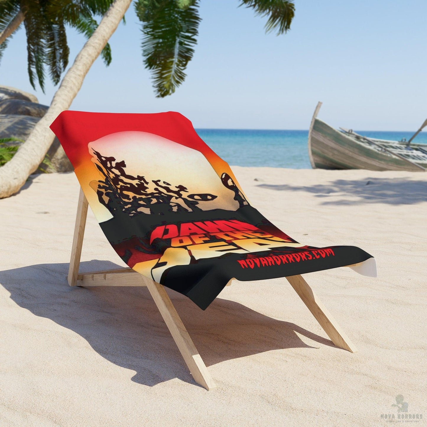 Dawn Zombie Beach Towel
