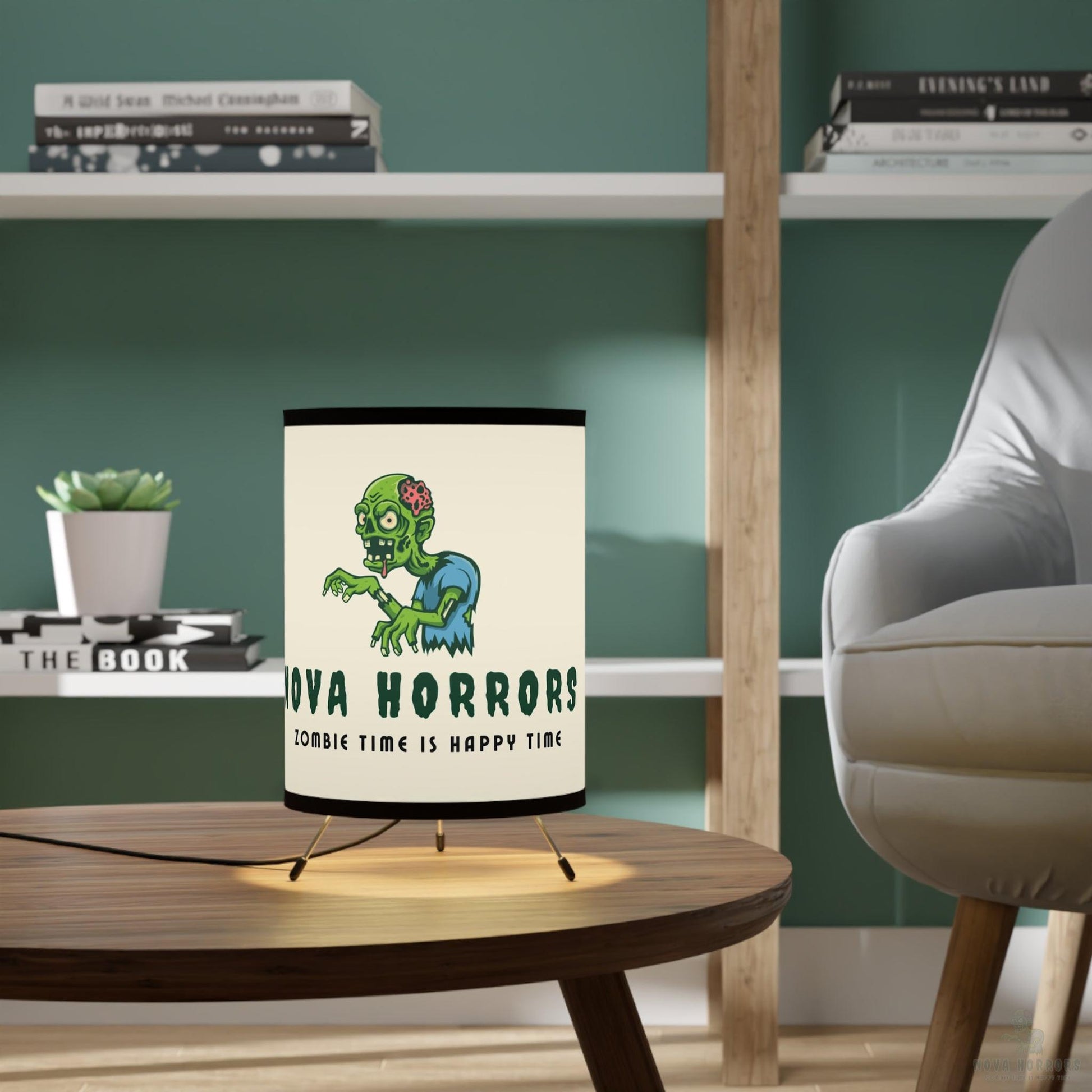 Nova Horrors Logo Tripod Lamp