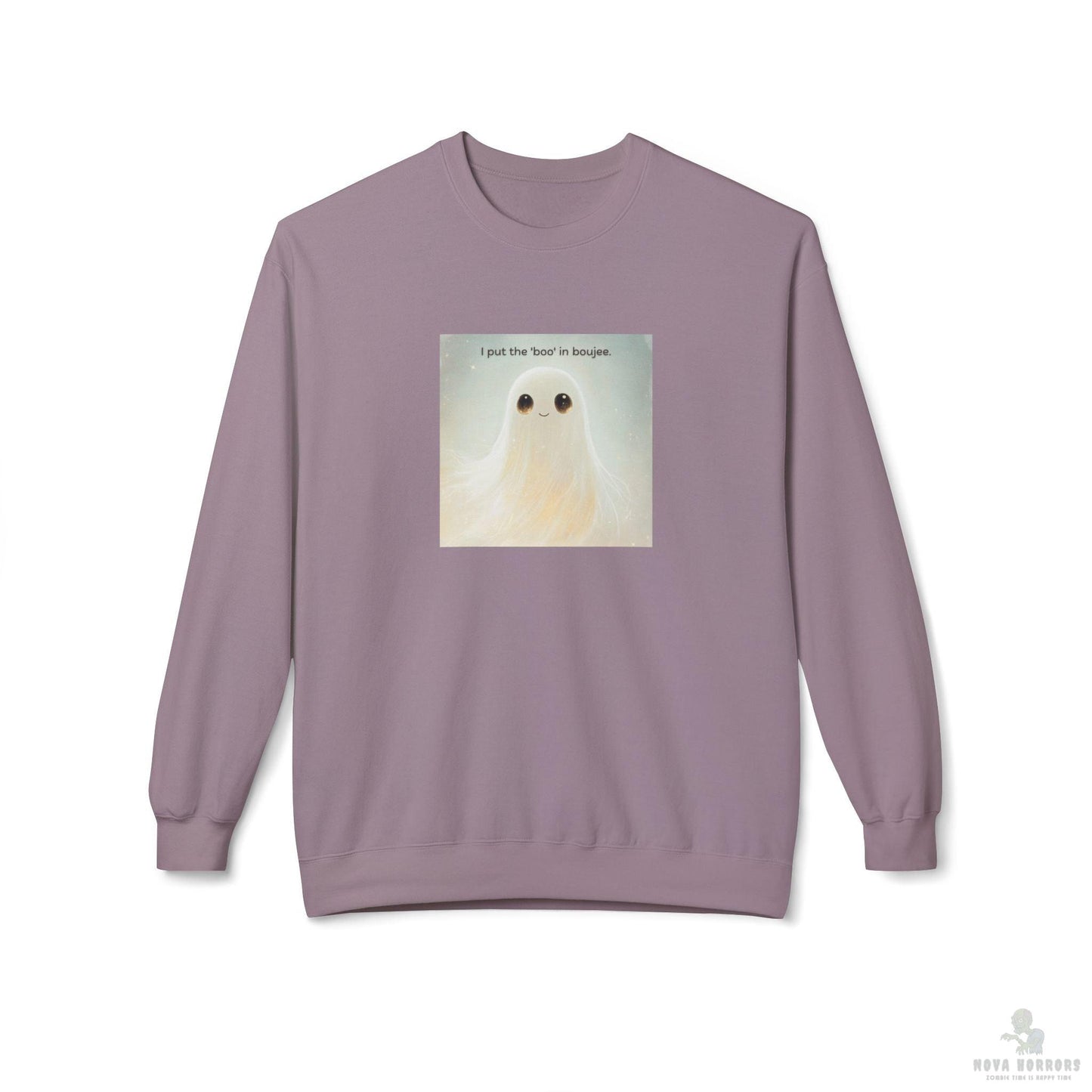 I Put the Boo in Boo-jee Sweatshirt – Funny Spooky Halloween Pullover