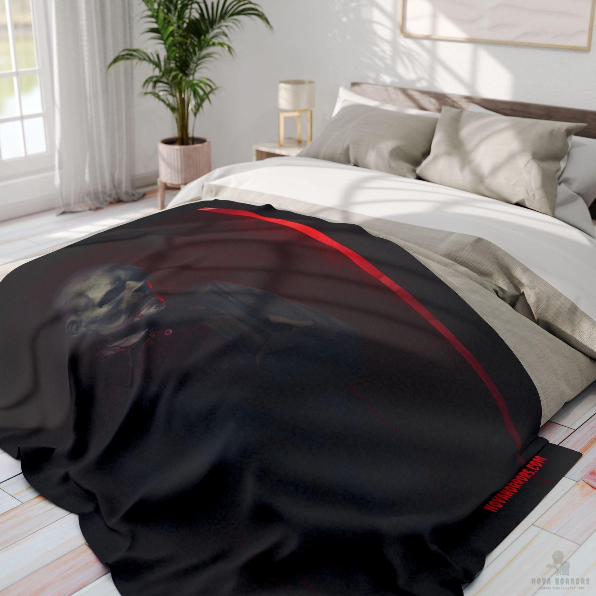 Death Stare Zombie Arctic Fleece Blanket