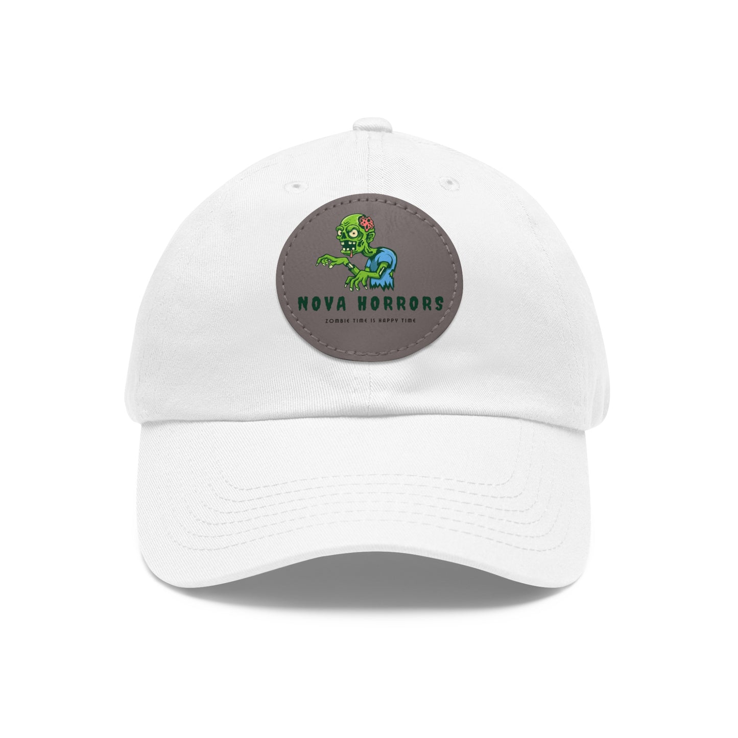 Nova Horrors Logo Hat with Leather Patch