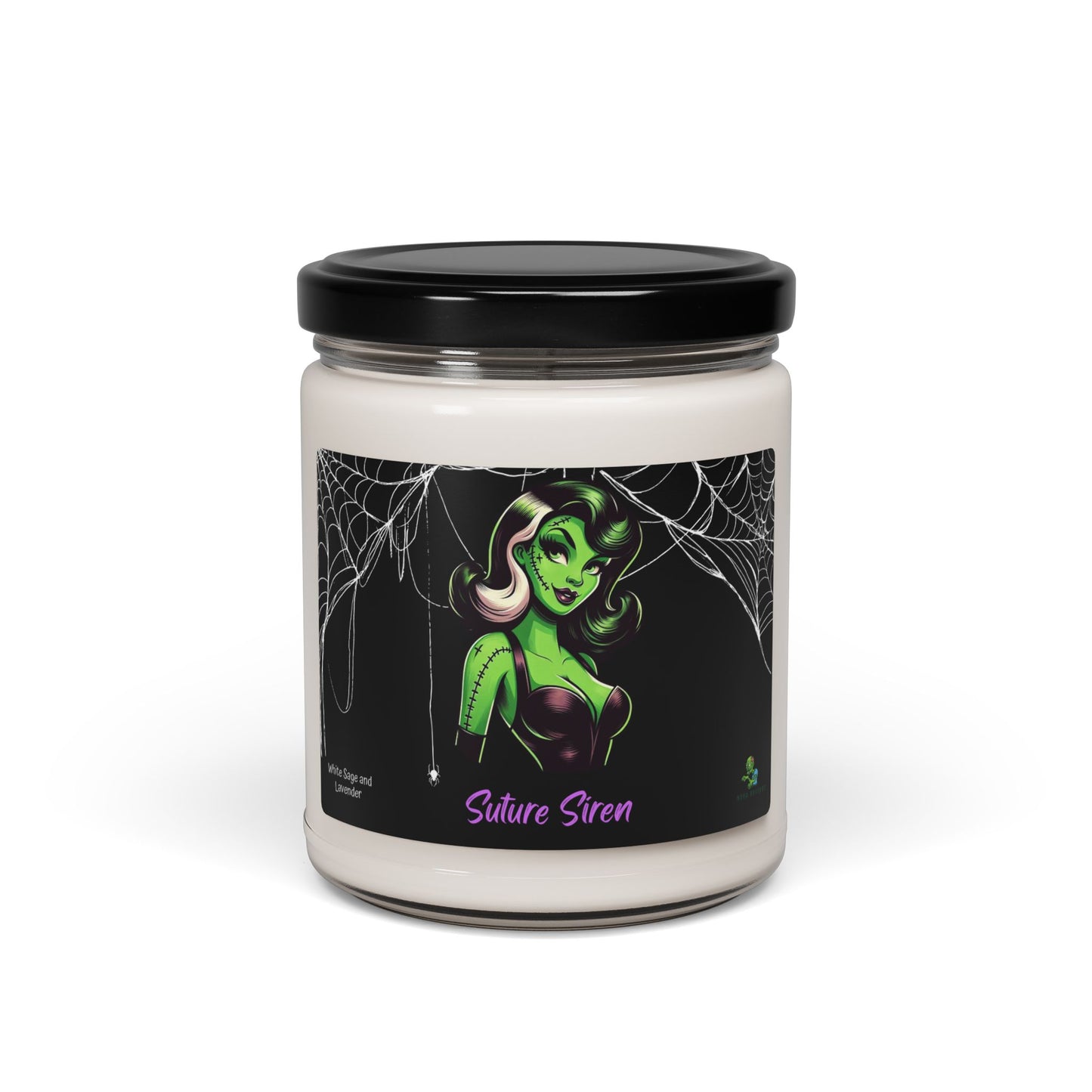 Suture Siren: Spooky Scented Soy Candle – Gothic Horror Home Décor