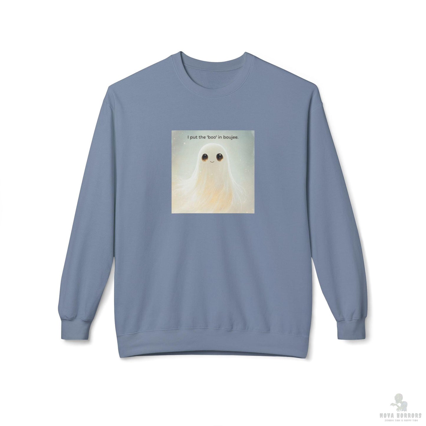 I Put the Boo in Boo-jee Sweatshirt – Funny Spooky Halloween Pullover