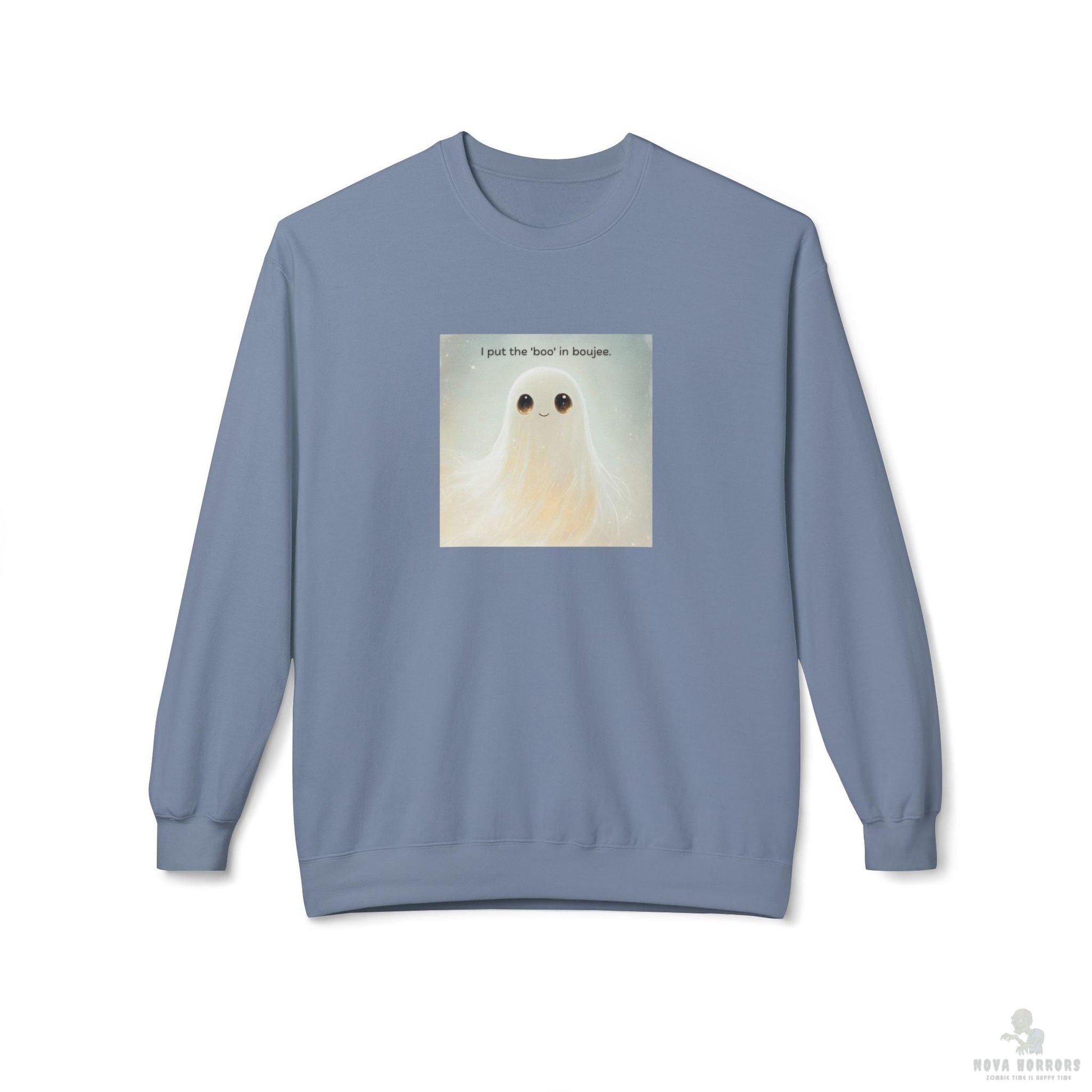 I Put the Boo in Boo-jee Sweatshirt – Funny Spooky Halloween Pullover