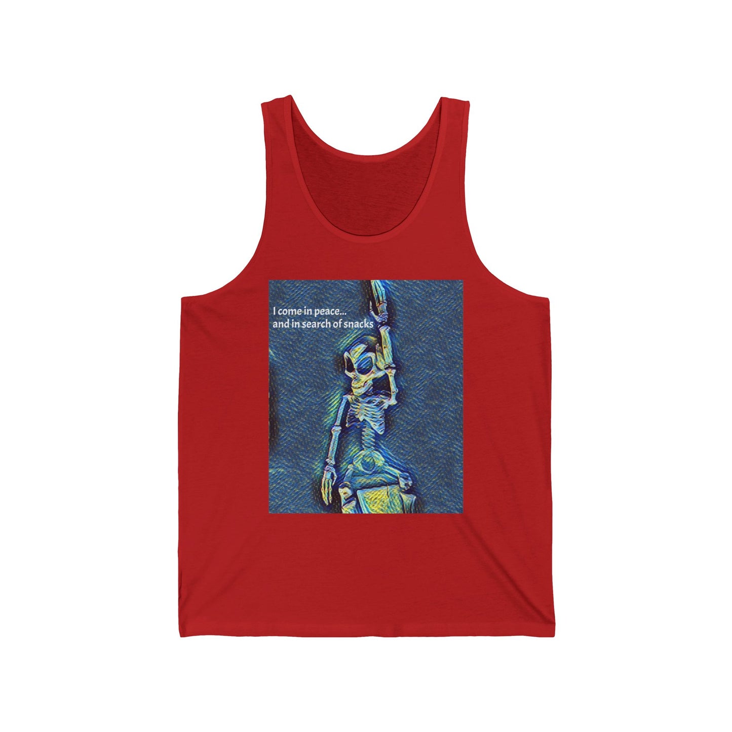 Alien Snacks Unisex Jersey Tank