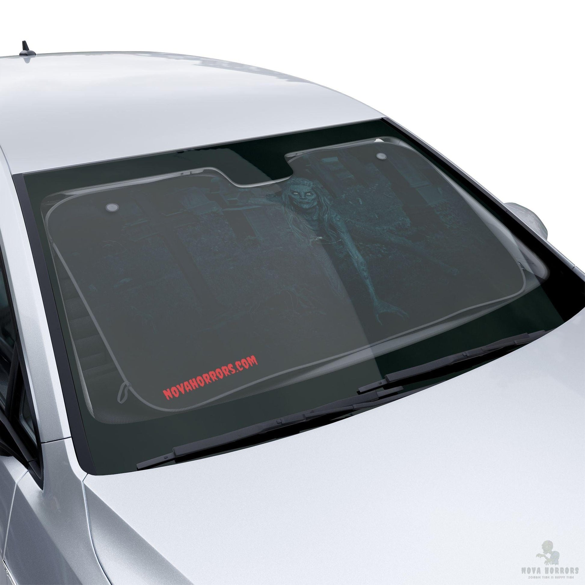 Graveyard Gloria Car Sun Shade