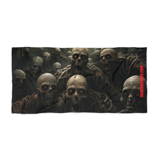 All Eyes on You Zombie Beach Towel