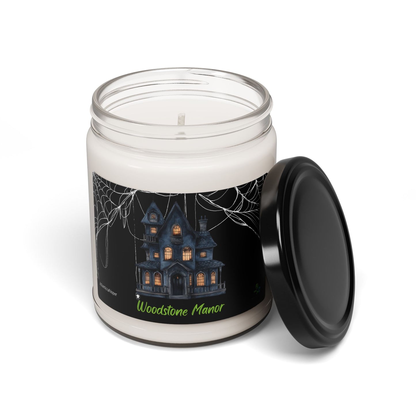 Woodstone Manor: Spooky Scented Soy Candle – Haunted Gothic Home Décor