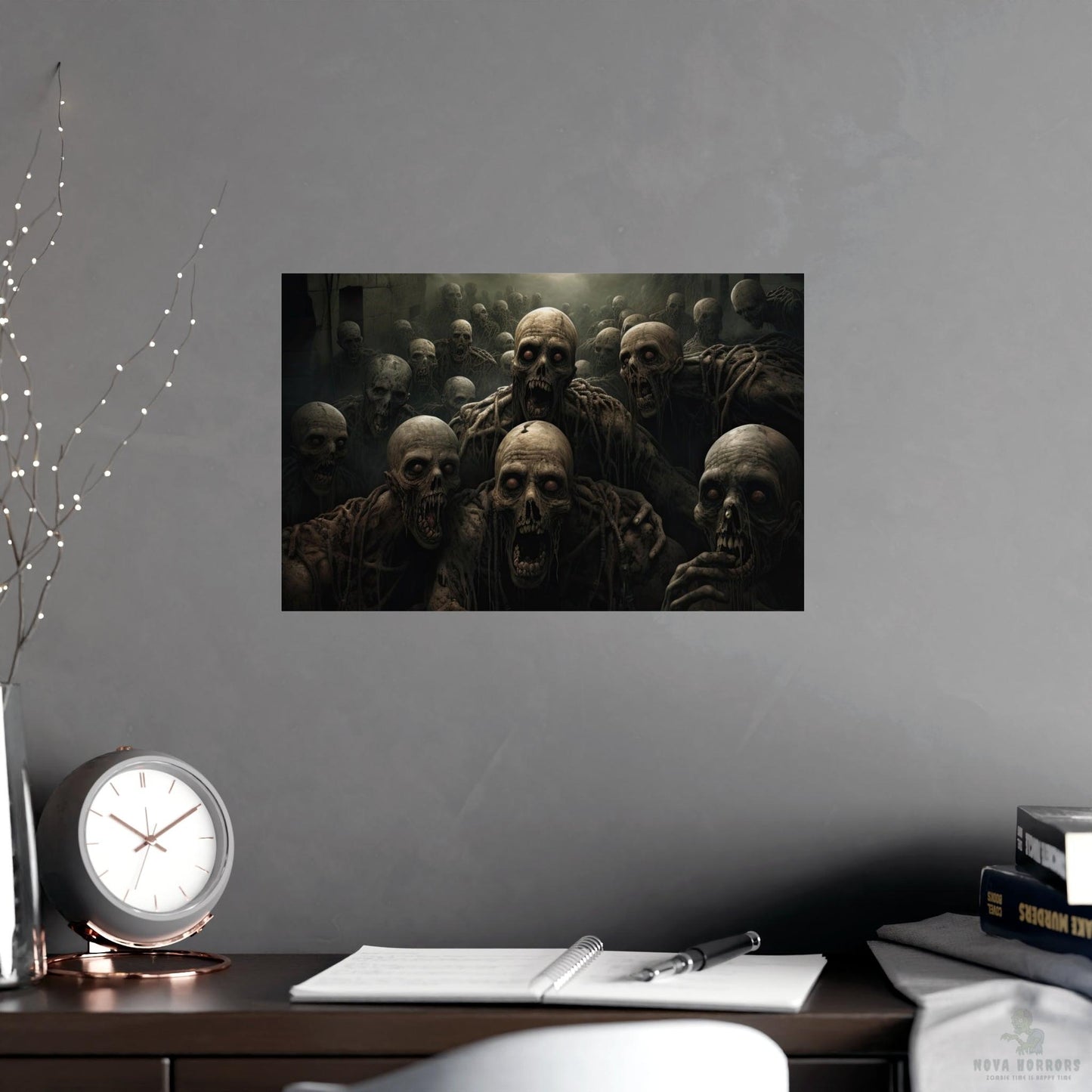 Staring Zombies Poster 17x 11 Matte