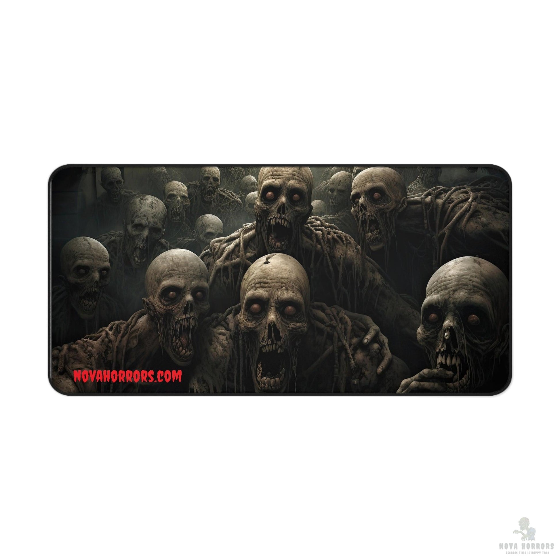 Zombie Watching You Desk Mat