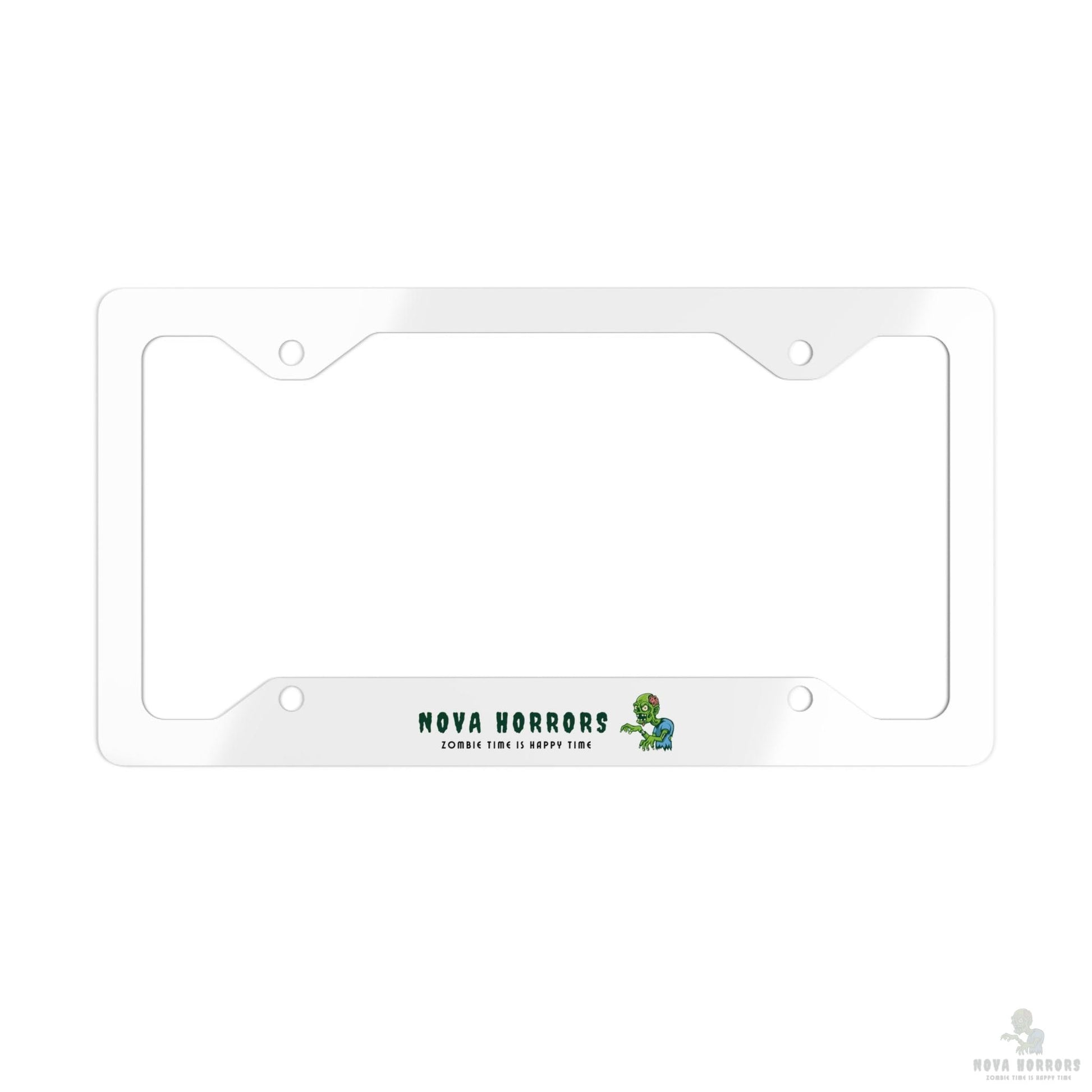 Nova Horrors Metal License Plate Frame
