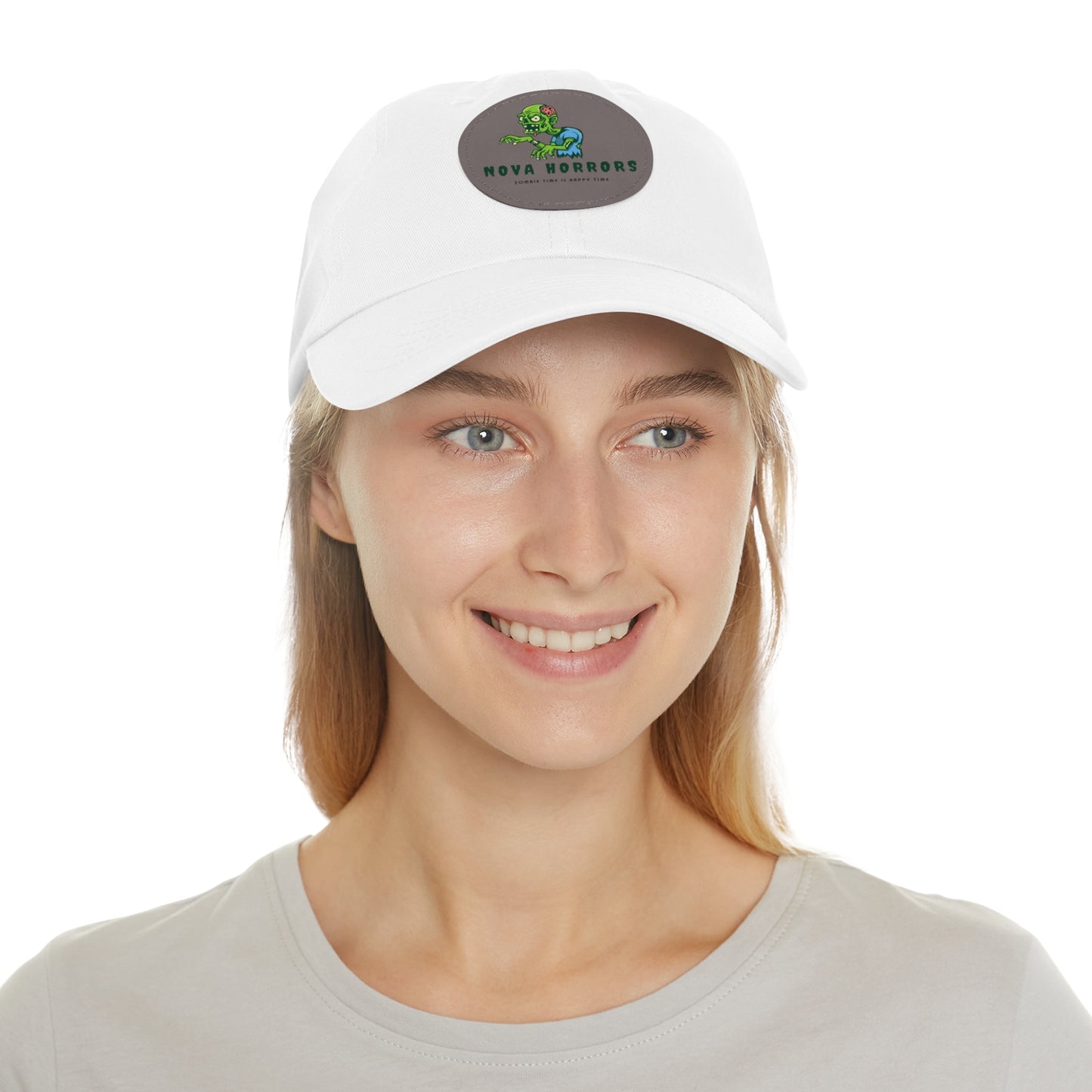 Nova Horrors Logo Hat with Leather Patch