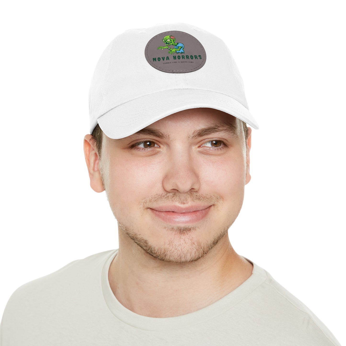 Nova Horrors Logo Hat with Leather Patch