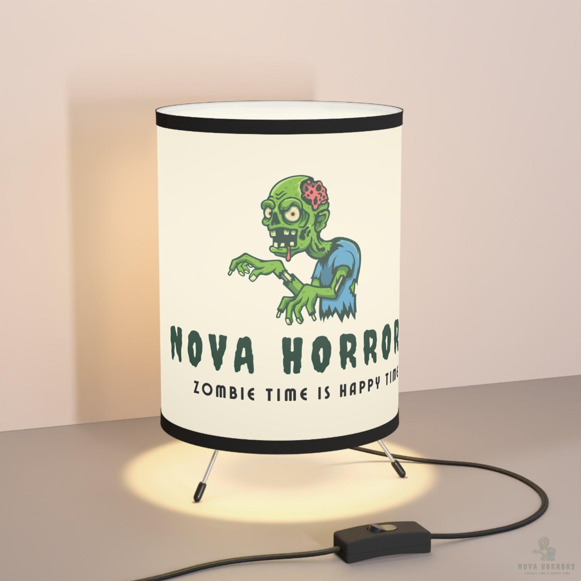 Nova Horrors Logo Tripod Lamp